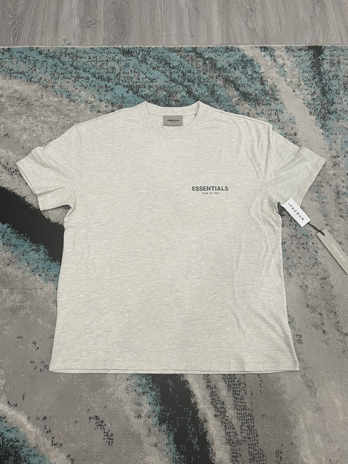 Essentials × FOG × Fear of God Fear of God Essentials Light Oatmeal T-Shirt Size US XL / EU 56 / 4 - 2 Thumbnail