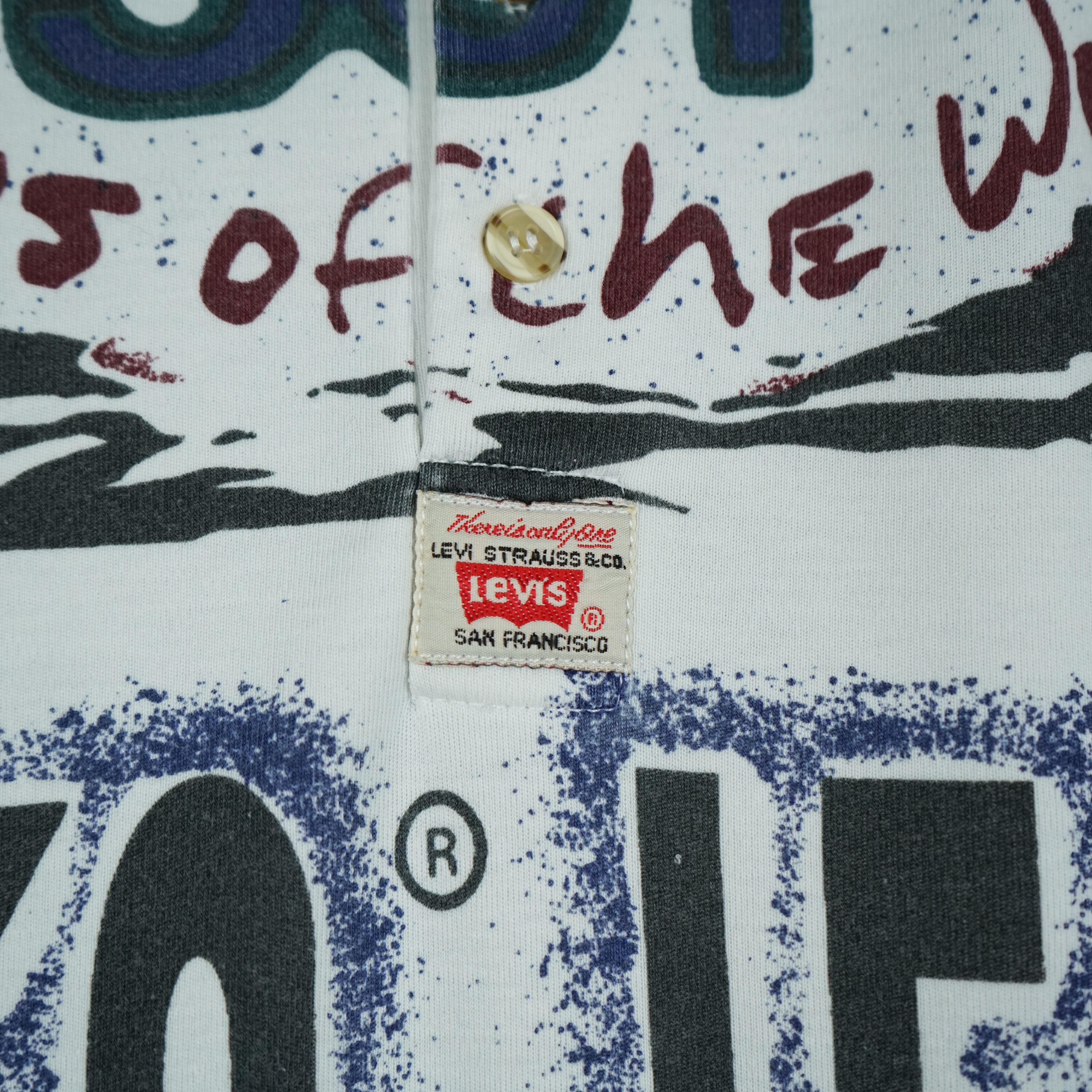 Levi's Vintage Clothing × Vintage 1990s Levis t-shirt Size US L / EU 52-54 / 3 - 3 Thumbnail