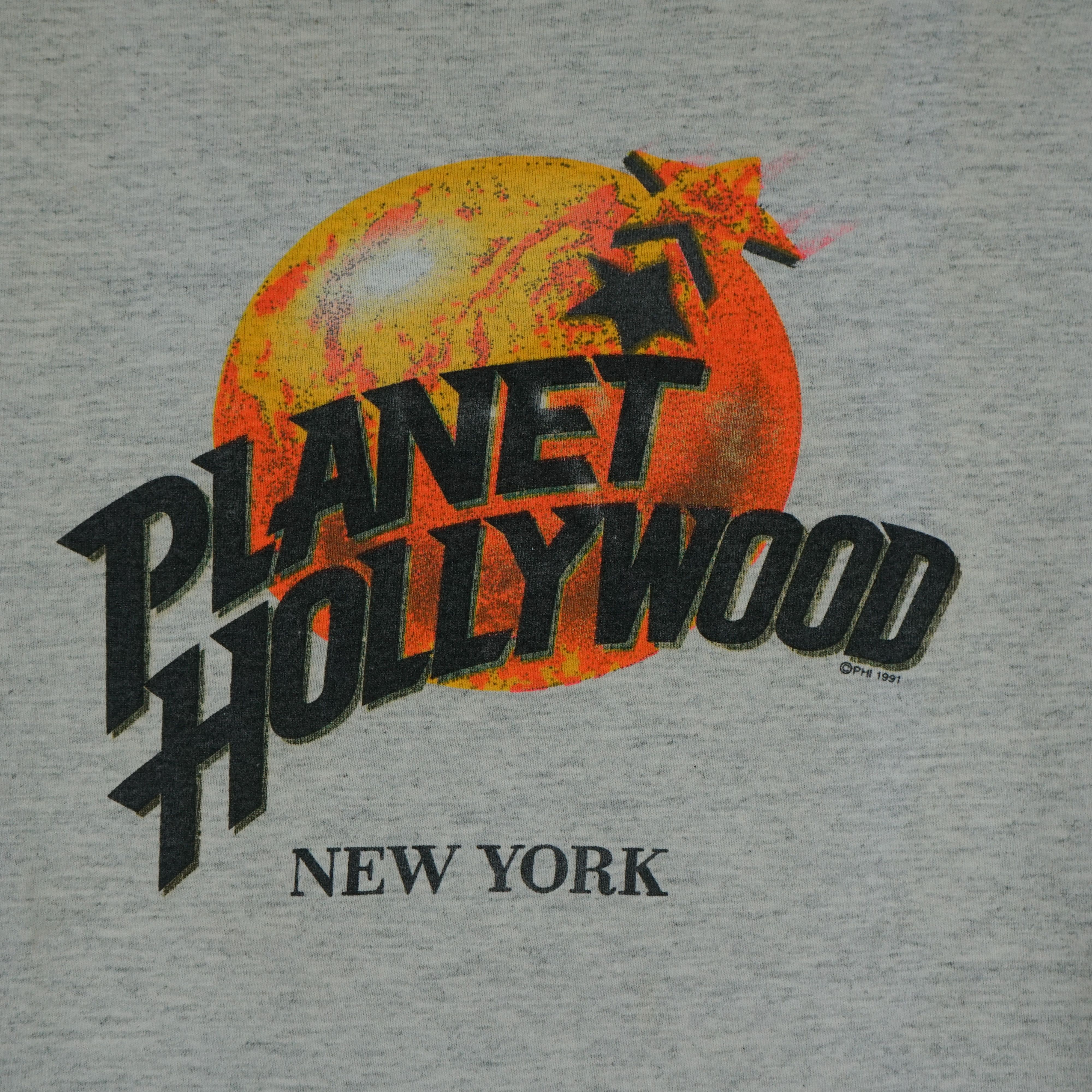 Planet Hollywood × Vintage 1991 Planet Hollywoord t-shirt Size US L / EU 52-54 / 3 - 2 Thumbnail