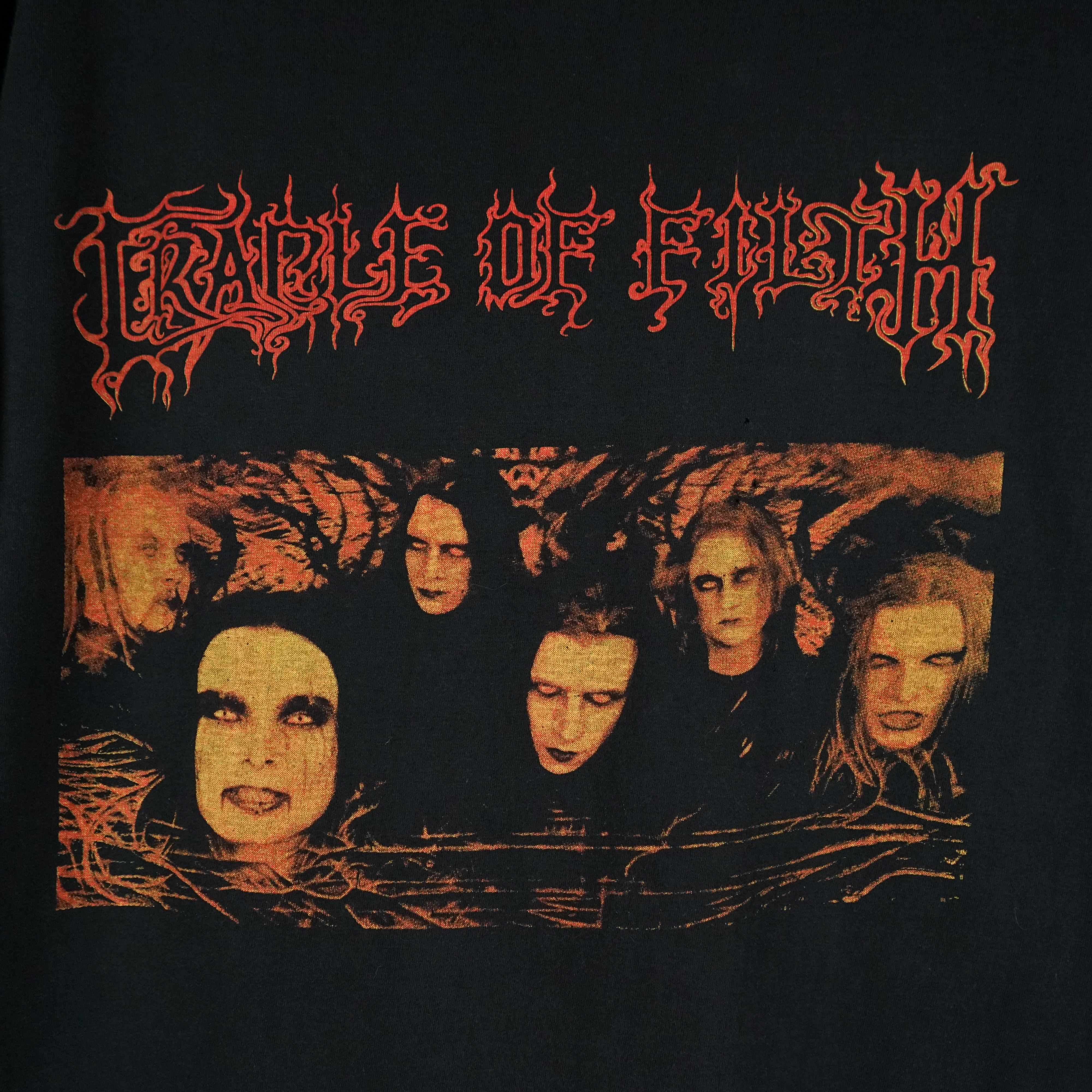 Band Tees × Vintage 90s Cradle of Filth t-shirt Size US L / EU 52-54 / 3 - 8 Thumbnail