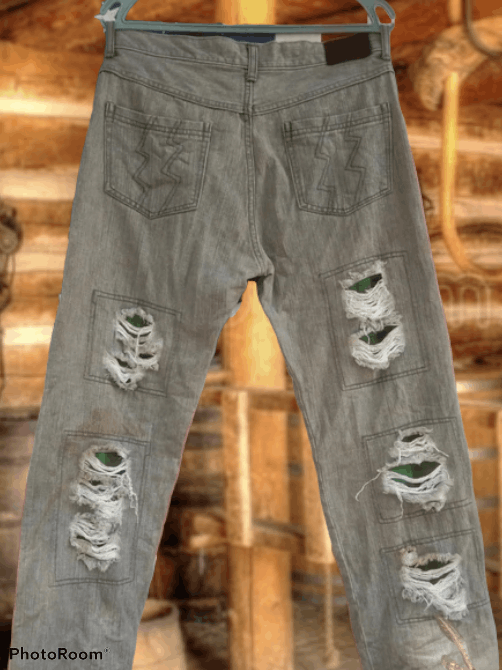 Japanese Brand × Vintage 🔥 RARE🔥 CANDY STRIPPER DISTRESSED DENIM Size US 32 / EU 48 - 2 Thumbnail