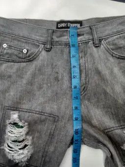 Japanese Brand × Vintage 🔥 RARE🔥 CANDY STRIPPER DISTRESSED DENIM Size US 32 / EU 48 - 17 Thumbnail