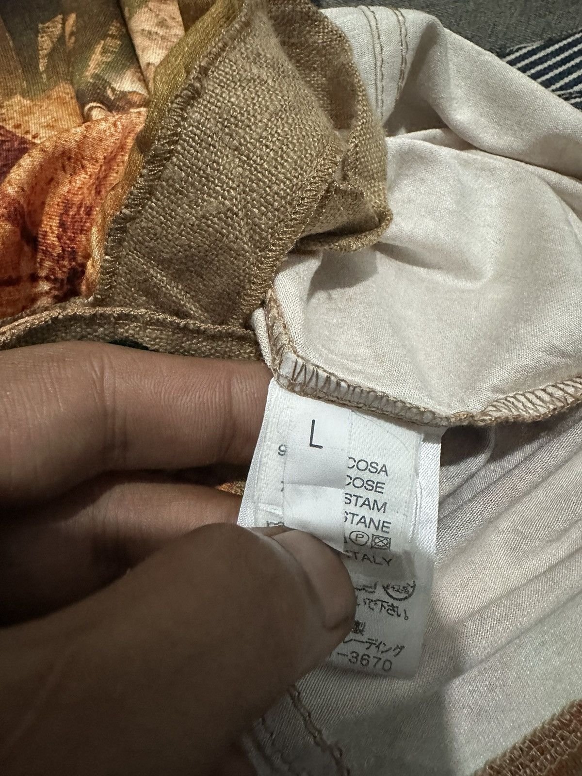 Designer × Vintage Ottimo Braccio Italy Fullprint Art Indian And lion Size L / US 10 / IT 46 - 14 Thumbnail