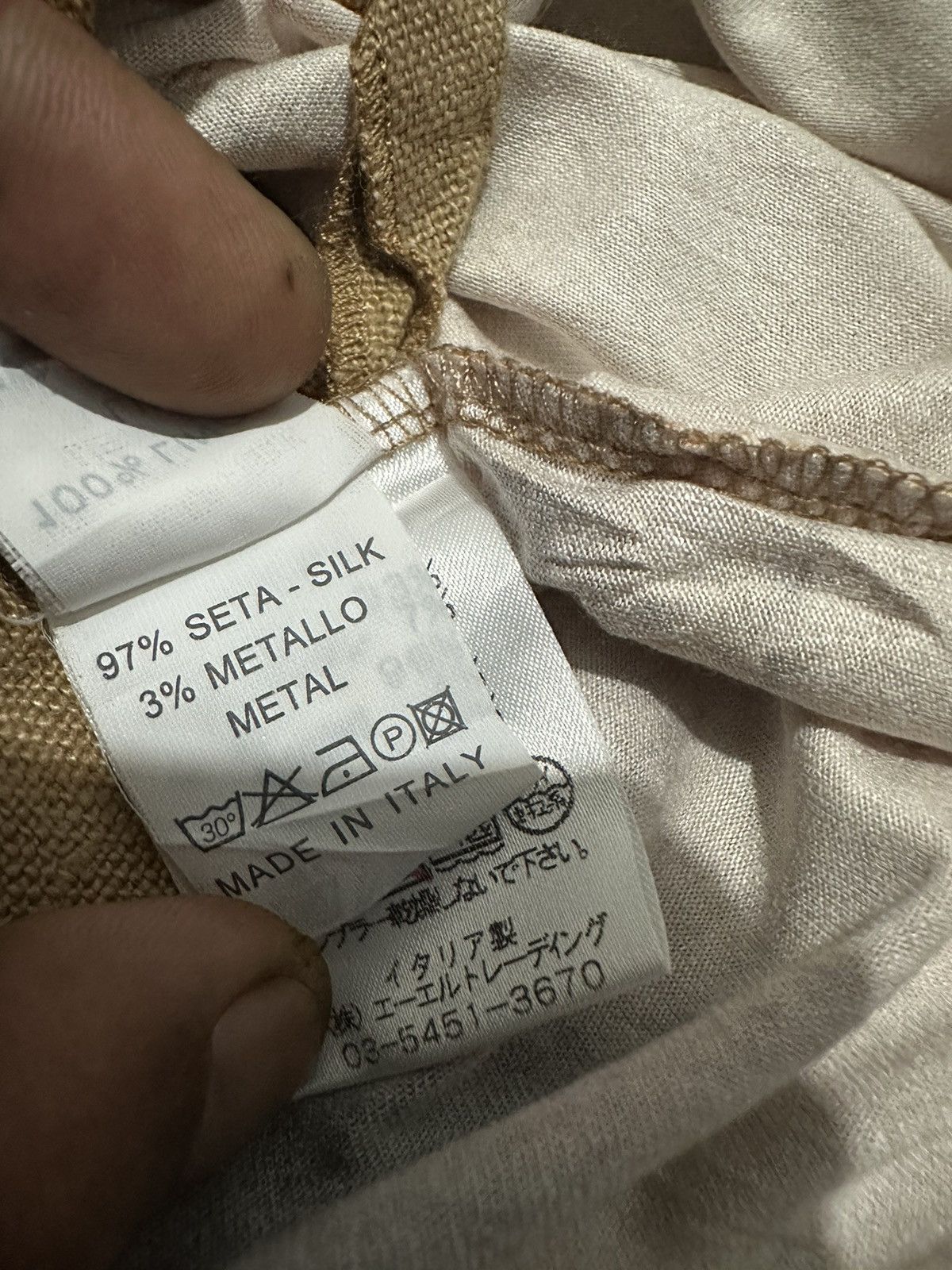 Designer × Vintage Ottimo Braccio Italy Fullprint Art Indian And lion Size L / US 10 / IT 46 - 16 Thumbnail