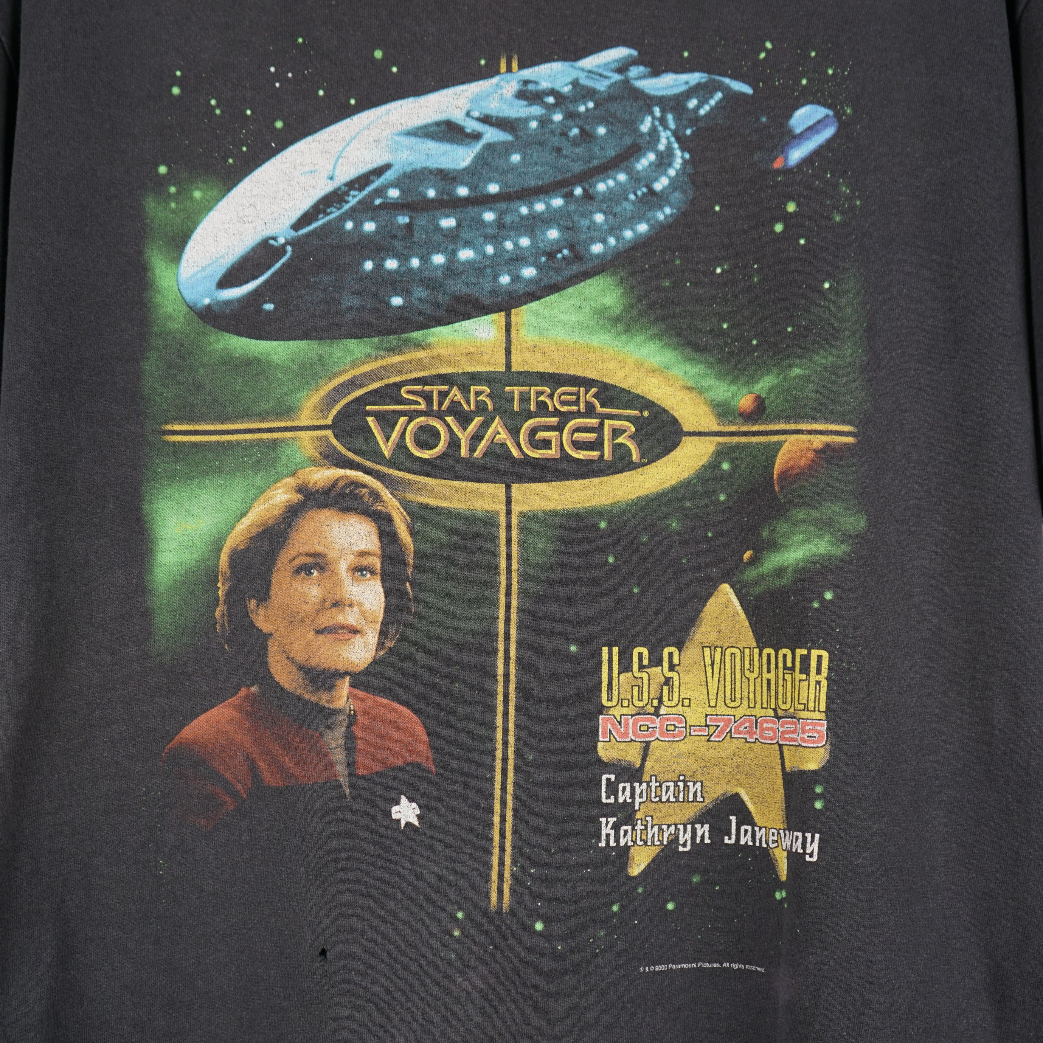 Vintage 2000 Star Trek t-shrit Capt Janeway Size US L / EU 52-54 / 3 - 2 Thumbnail