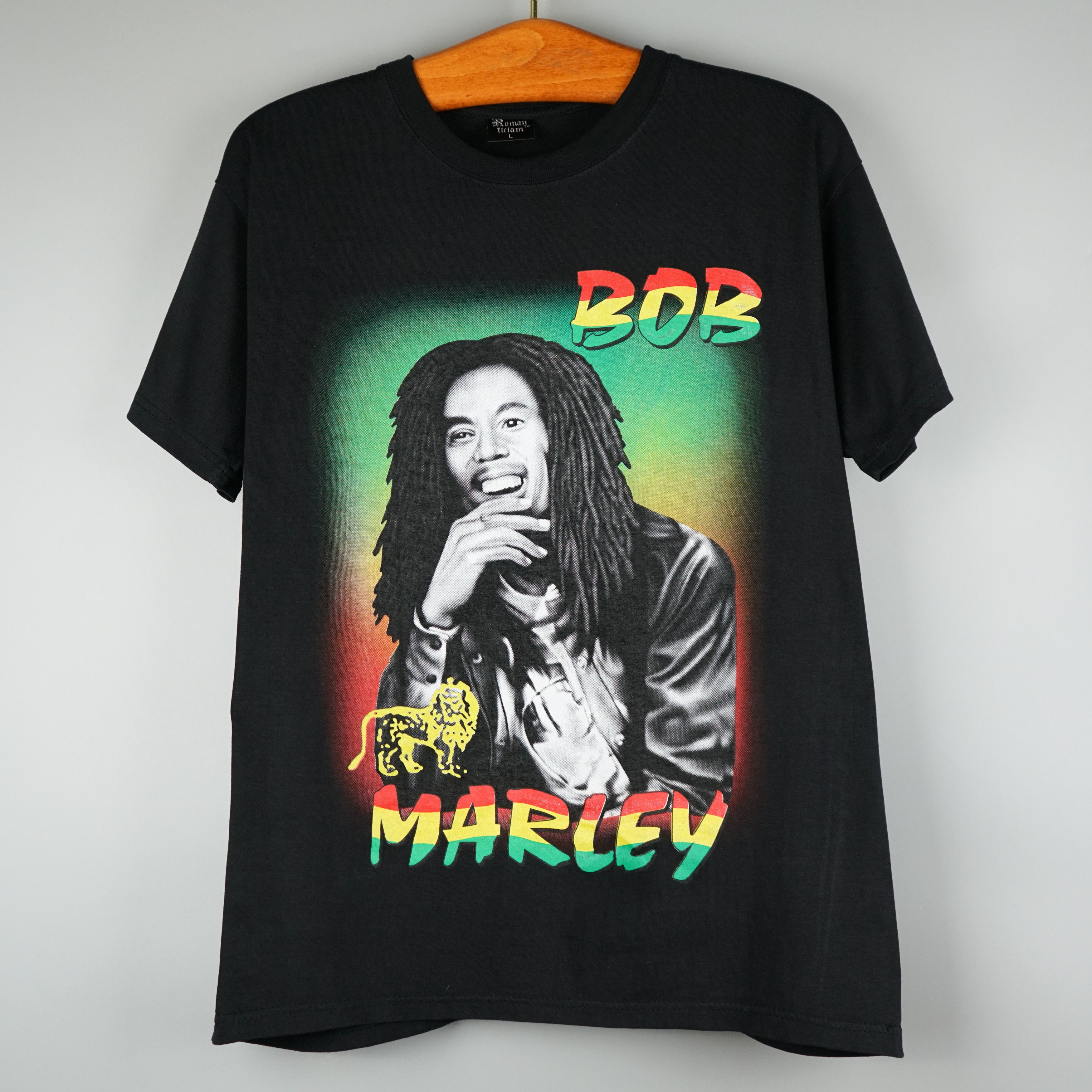 Band Tees × Vintage 1990s Bob Marley t-shirt Size US L / EU 52-54 / 3 - 1 Thumbnail