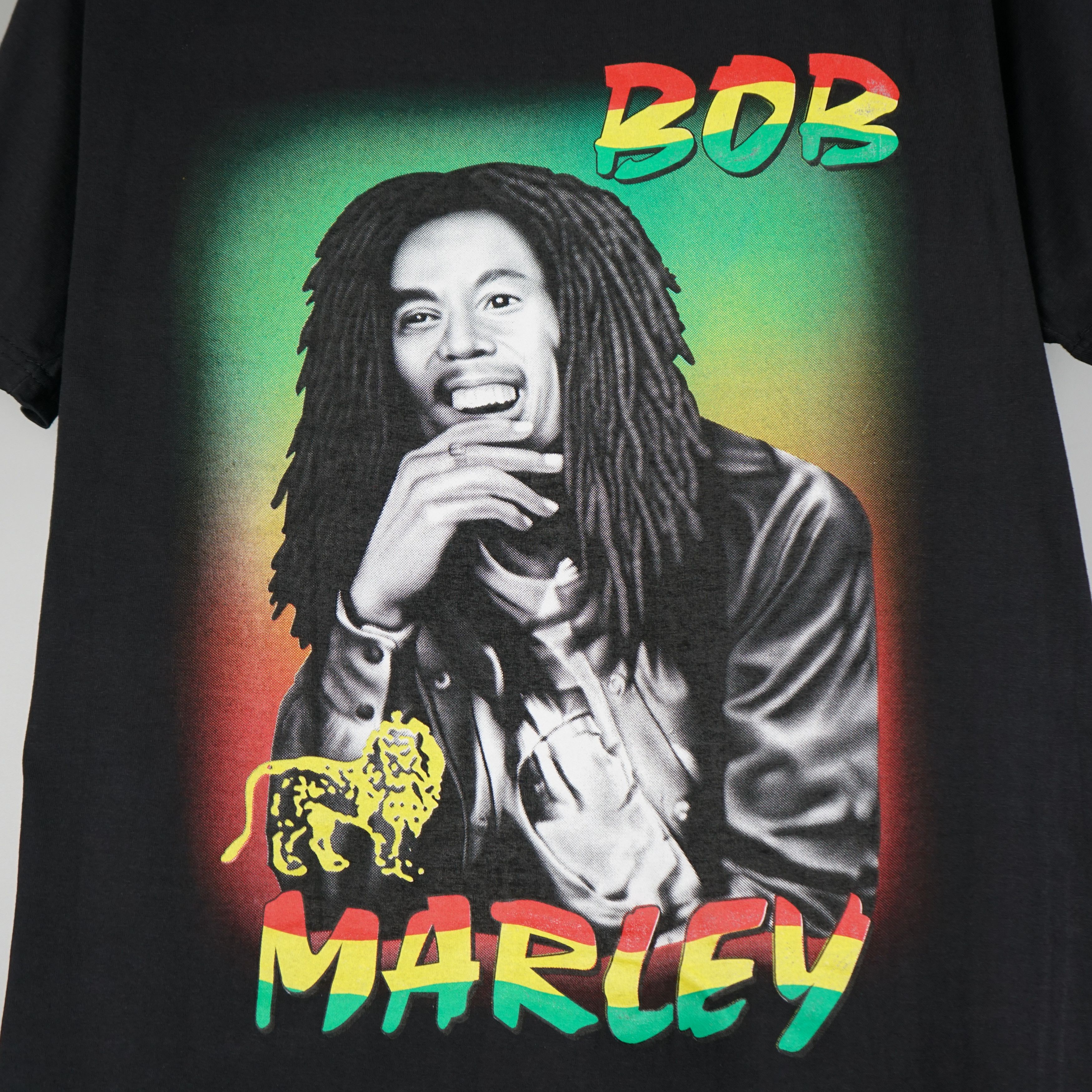 Band Tees × Vintage 1990s Bob Marley t-shirt Size US L / EU 52-54 / 3 - 2 Thumbnail