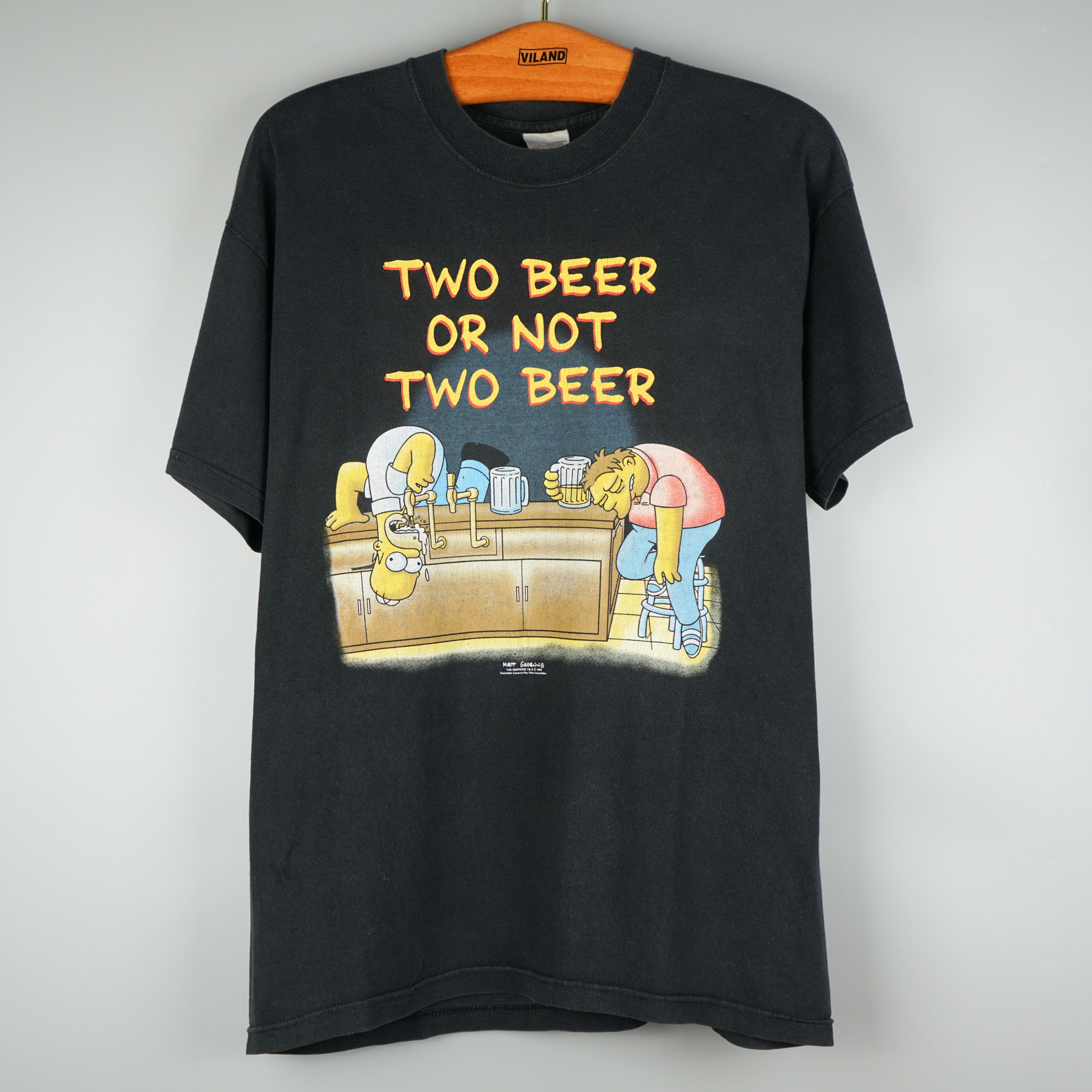 Cartoon Network × The Simpsons × Vintage 1998 Simpsons To Beer or Not To Beer t-shirt Size US L / EU 52-54 / 3 - 1 Thumbnail