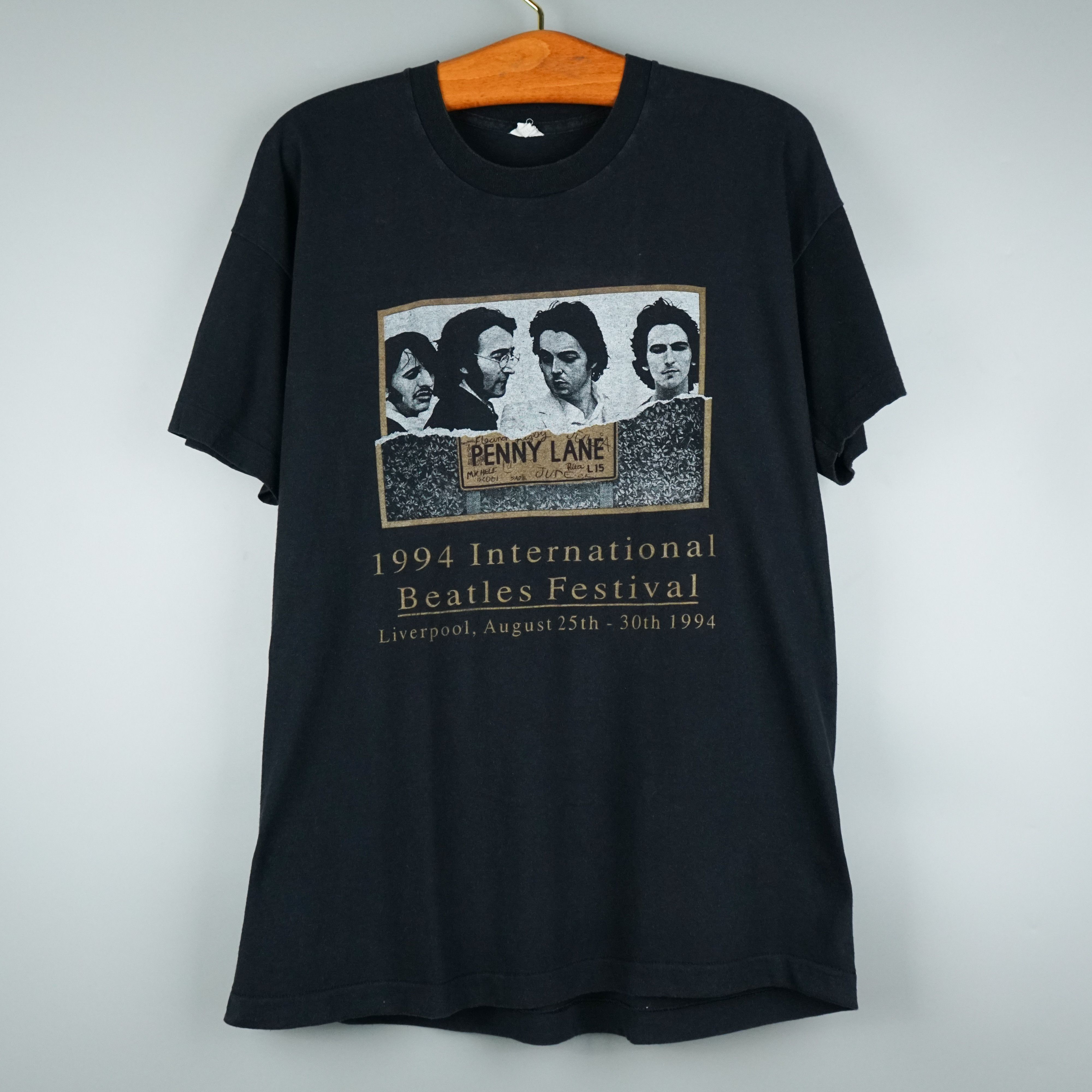 Band Tees × Vintage 1994 The Beatles t shirt Festival Size US L / EU 52-54 / 3 - 1 Thumbnail