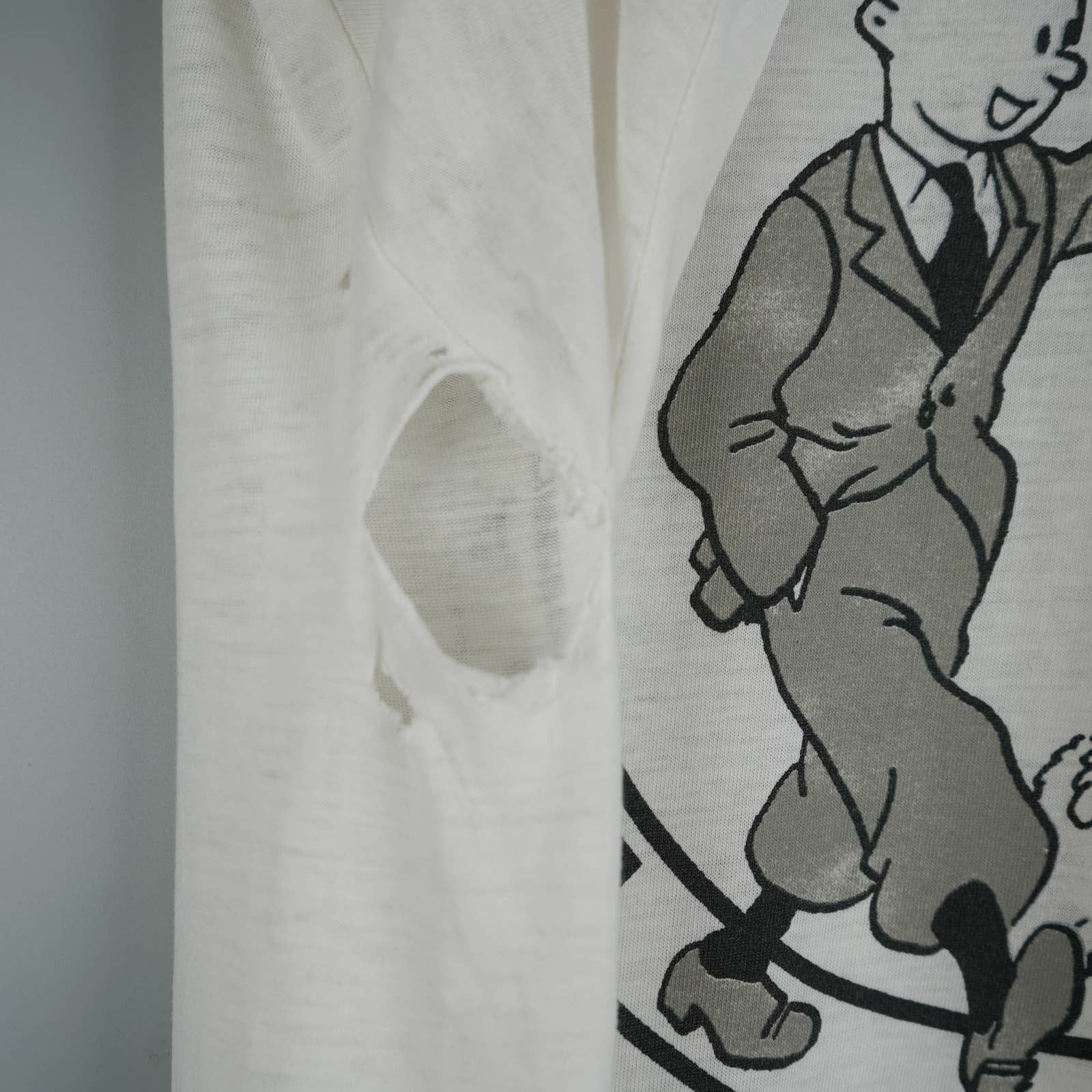 Cartoon Network × Vintage Vintage 1994 Adventures of TINTIN T-Shirt Size US L / EU 52-54 / 3 - 6 Thumbnail