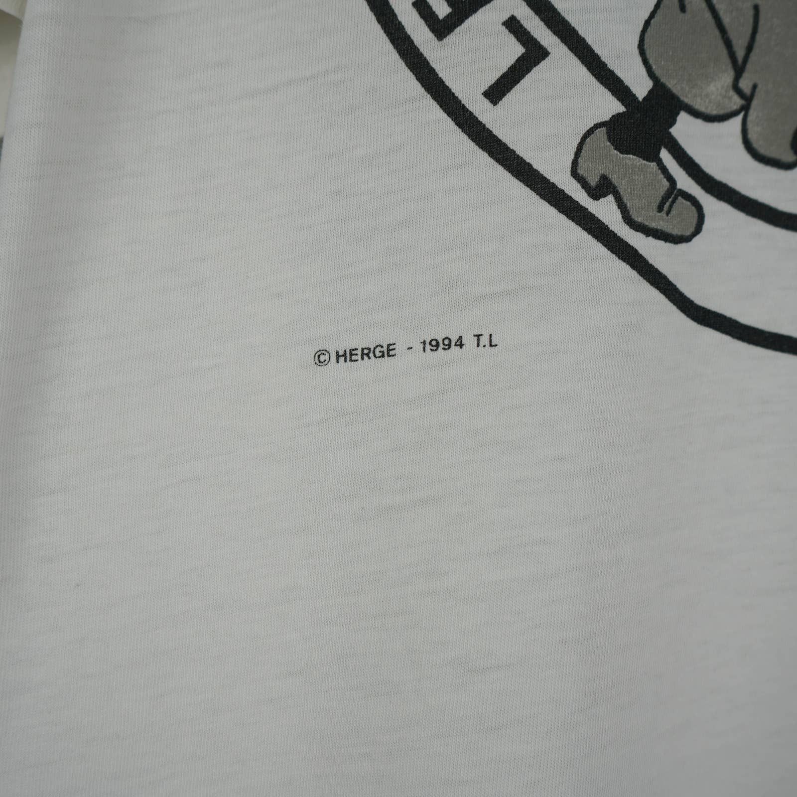 Cartoon Network × Vintage Vintage 1994 Adventures of TINTIN T-Shirt Size US L / EU 52-54 / 3 - 3 Thumbnail