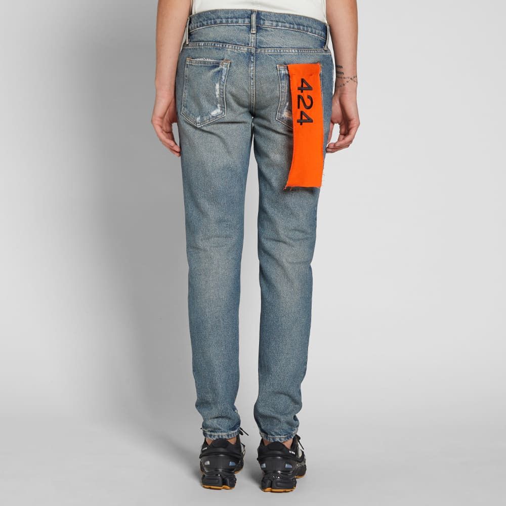 424 SASH DENIM PANT Size US 34 / EU 50 - 3 Thumbnail
