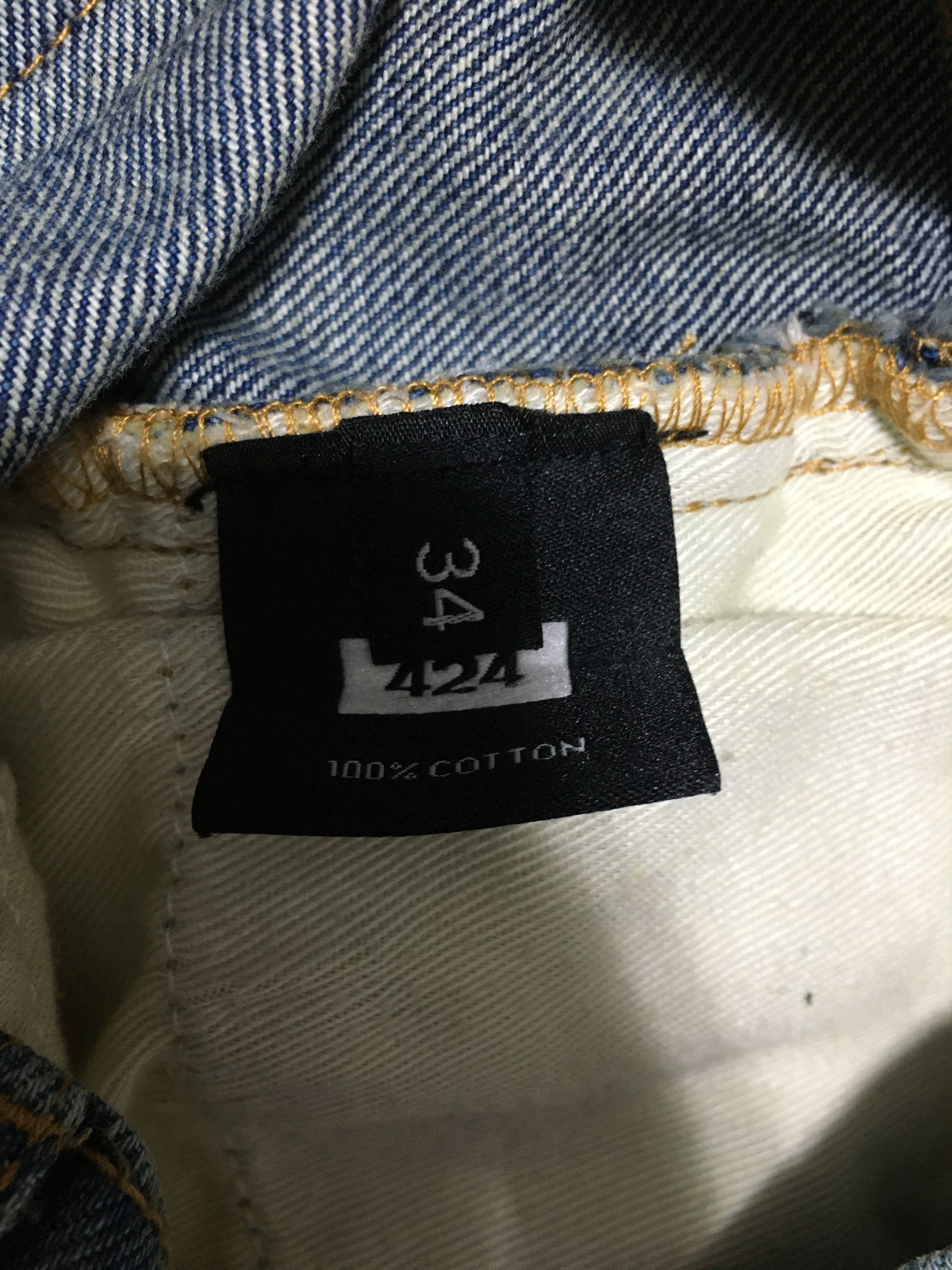 424 SASH DENIM PANT Size US 34 / EU 50 - 10 Thumbnail