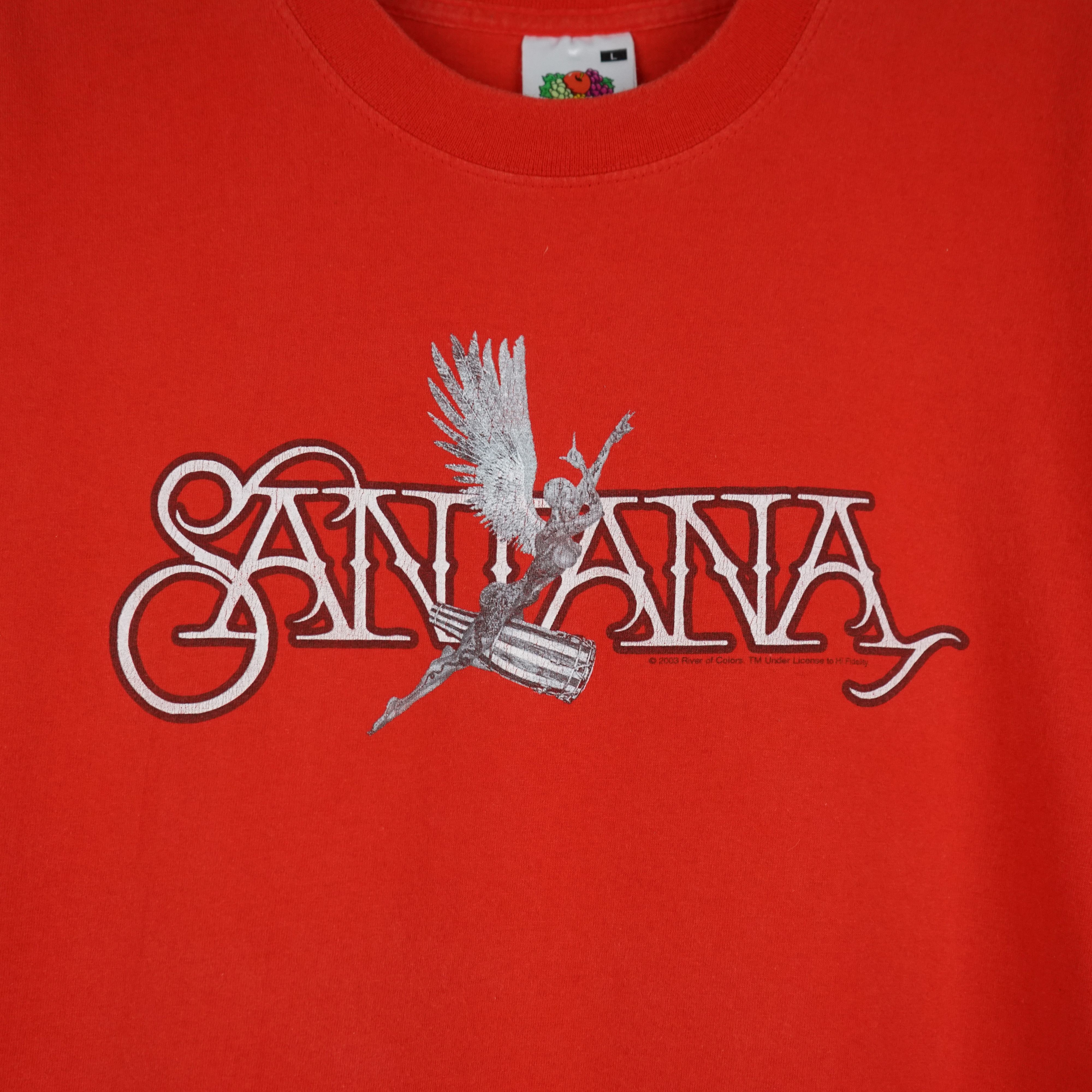 Band Tees × Vintage 2003 Santana t shirt Size US L / EU 52-54 / 3 - 2 Thumbnail
