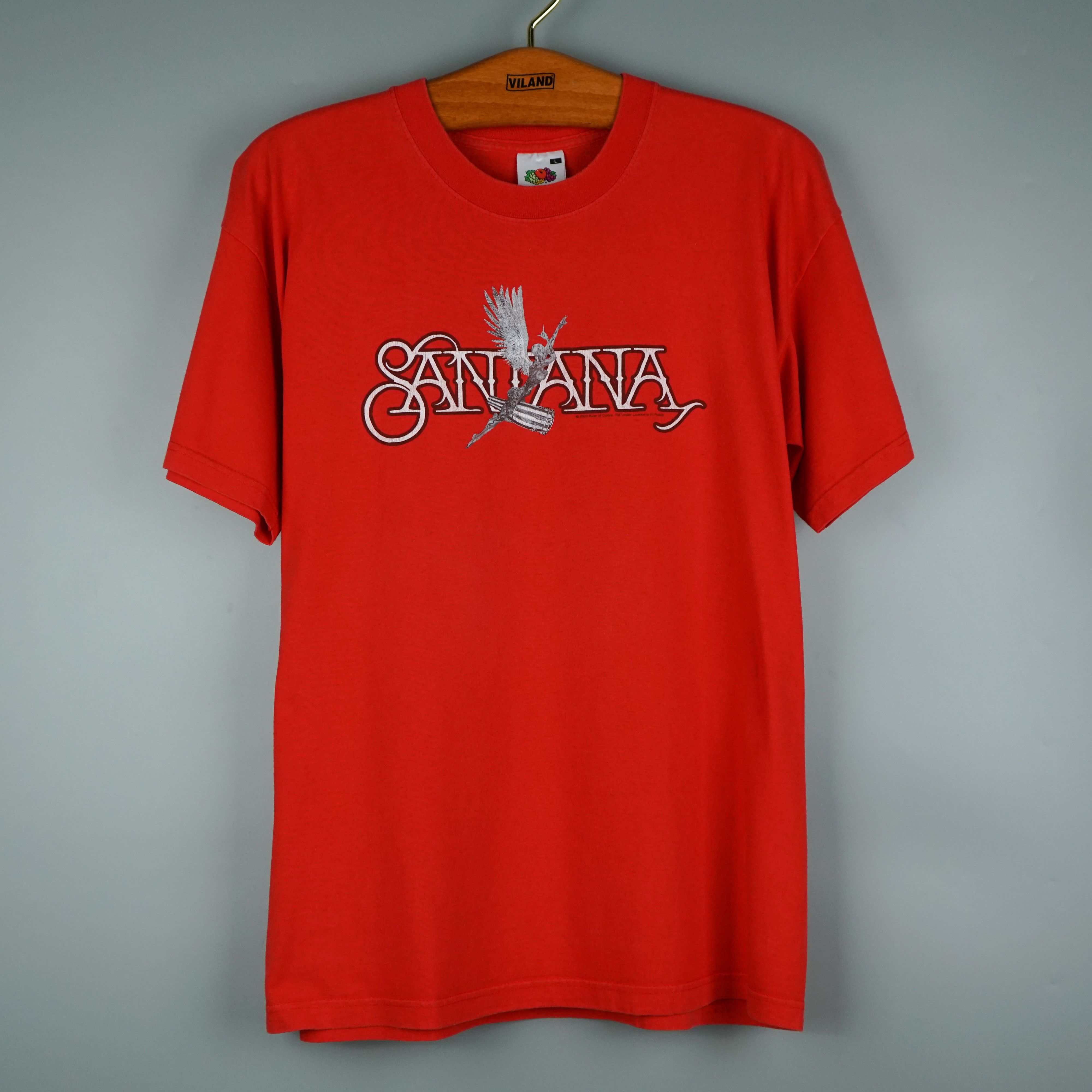 Band Tees × Vintage 2003 Santana t shirt Size US L / EU 52-54 / 3 - 1 Thumbnail