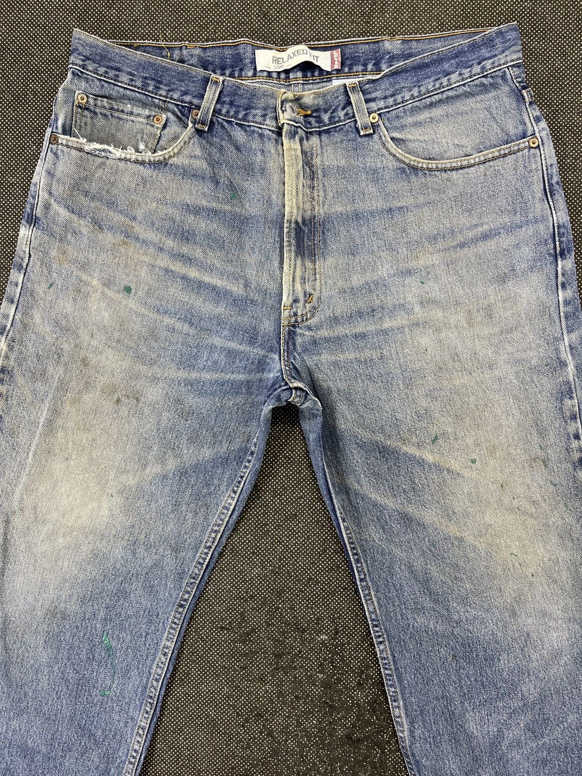 Levi's Vintage Levis 550 Painted Jeans - J705 Size US 38 / EU 54 - 3 Thumbnail