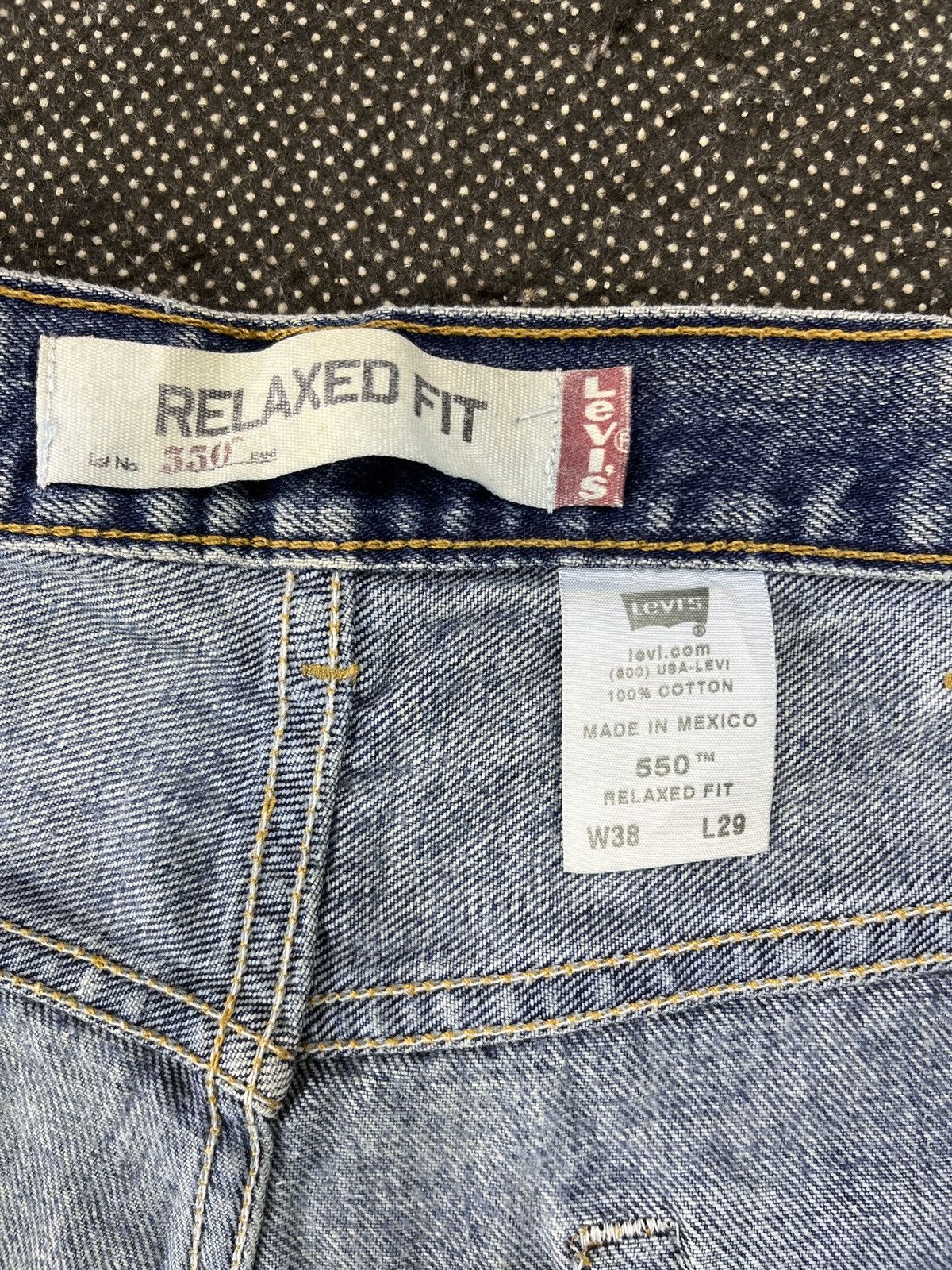 Levi's Vintage Levis 550 Painted Jeans - J705 Size US 38 / EU 54 - 8 Thumbnail