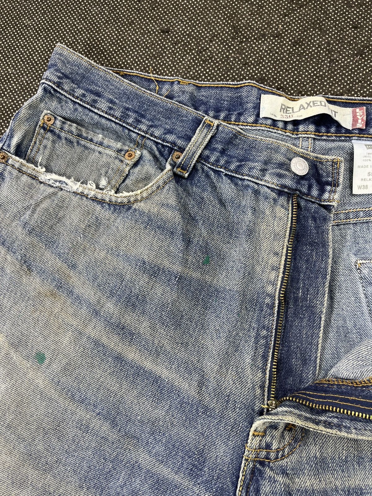 Levi's Vintage Levis 550 Painted Jeans - J705 Size US 38 / EU 54 - 7 Thumbnail