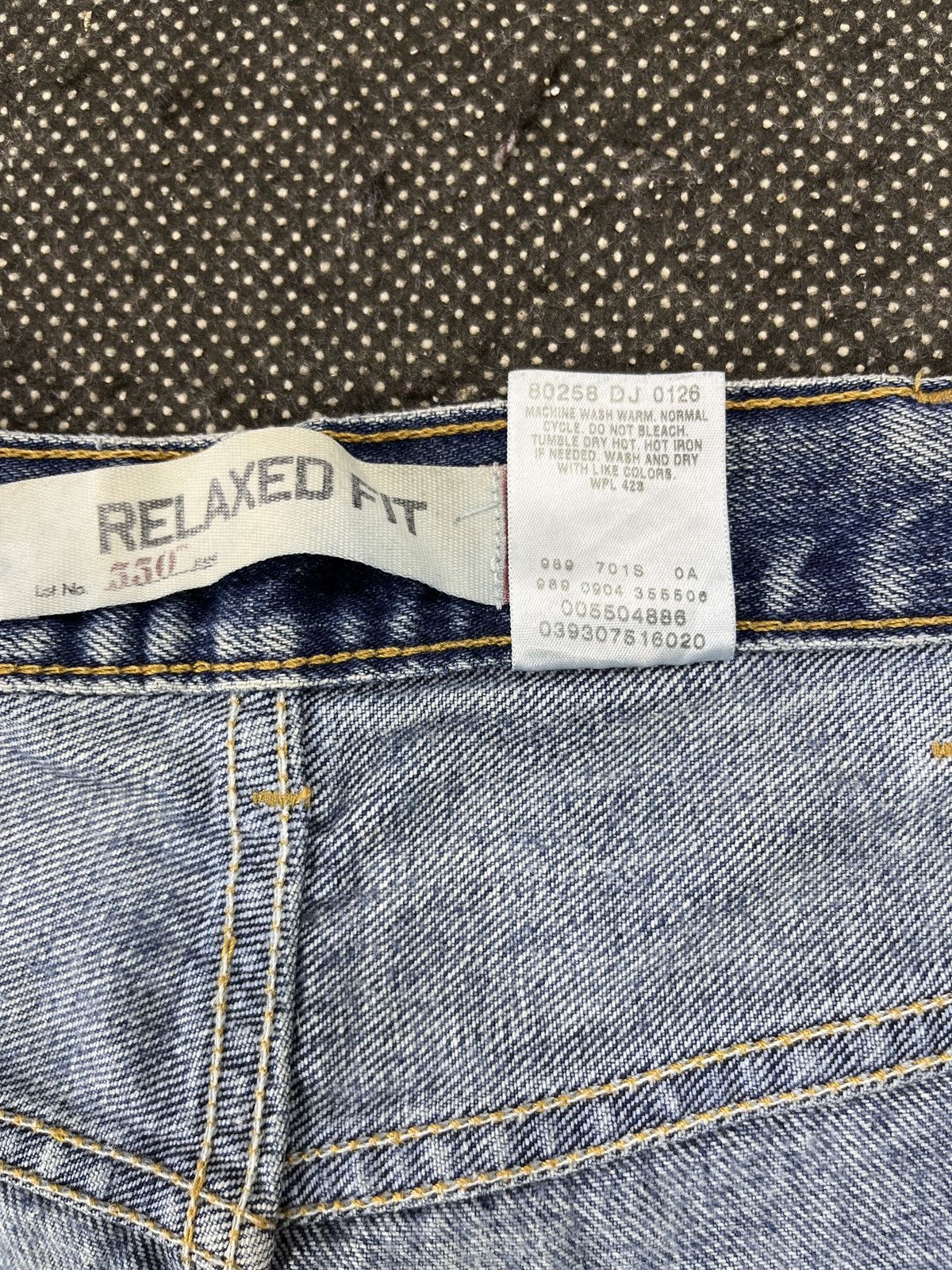 Levi's Vintage Levis 550 Painted Jeans - J705 Size US 38 / EU 54 - 9 Thumbnail