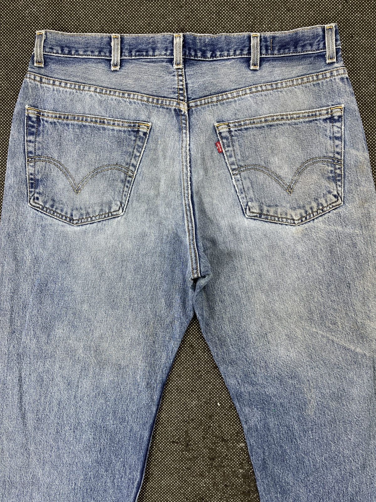Levi's Vintage Levis 550 Painted Jeans - J705 Size US 38 / EU 54 - 4 Thumbnail