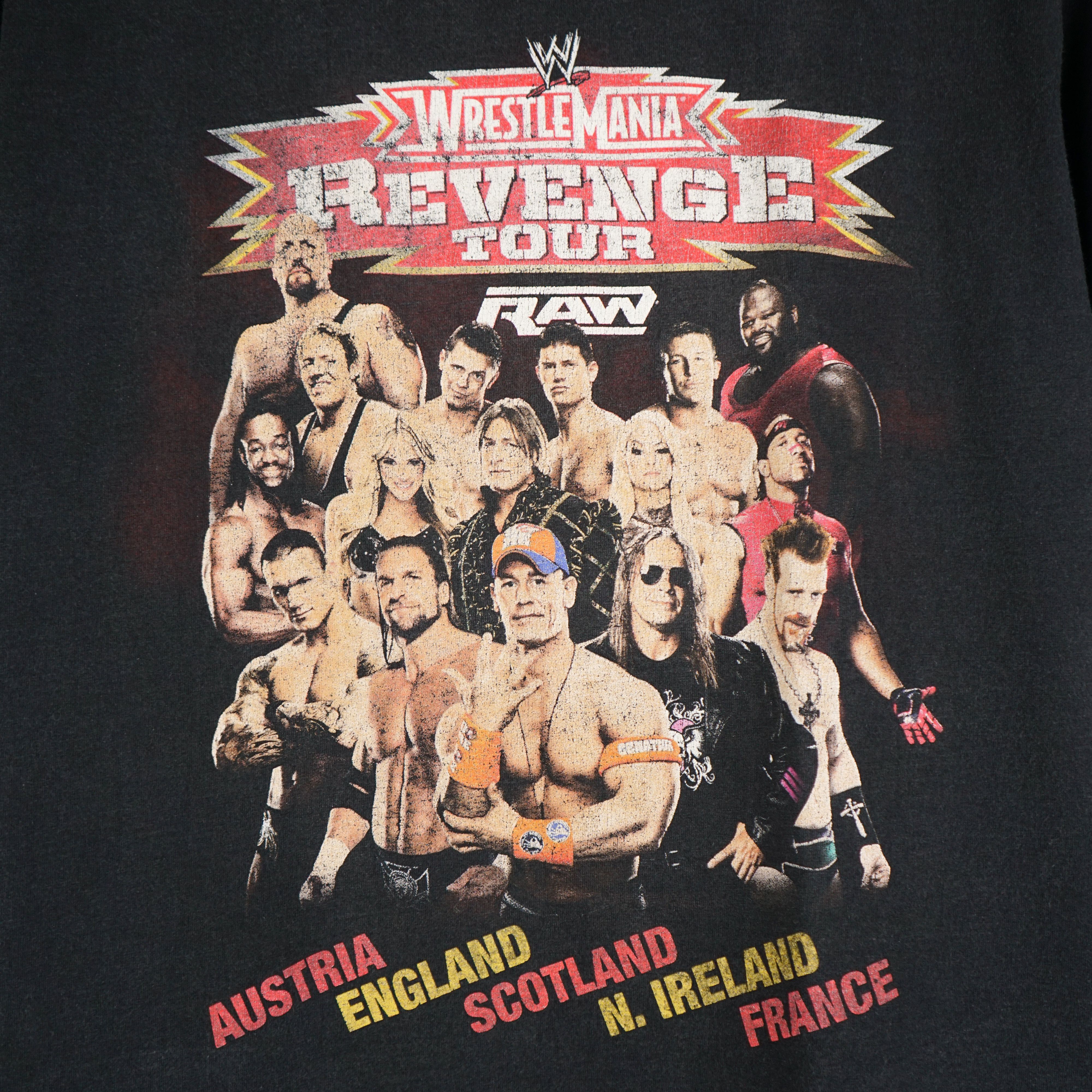Vintage × WWE × WWF Vintage WWE RAW Revenge tour 2010 John Cena t shirt Size US L / EU 52-54 / 3 - 2 Thumbnail