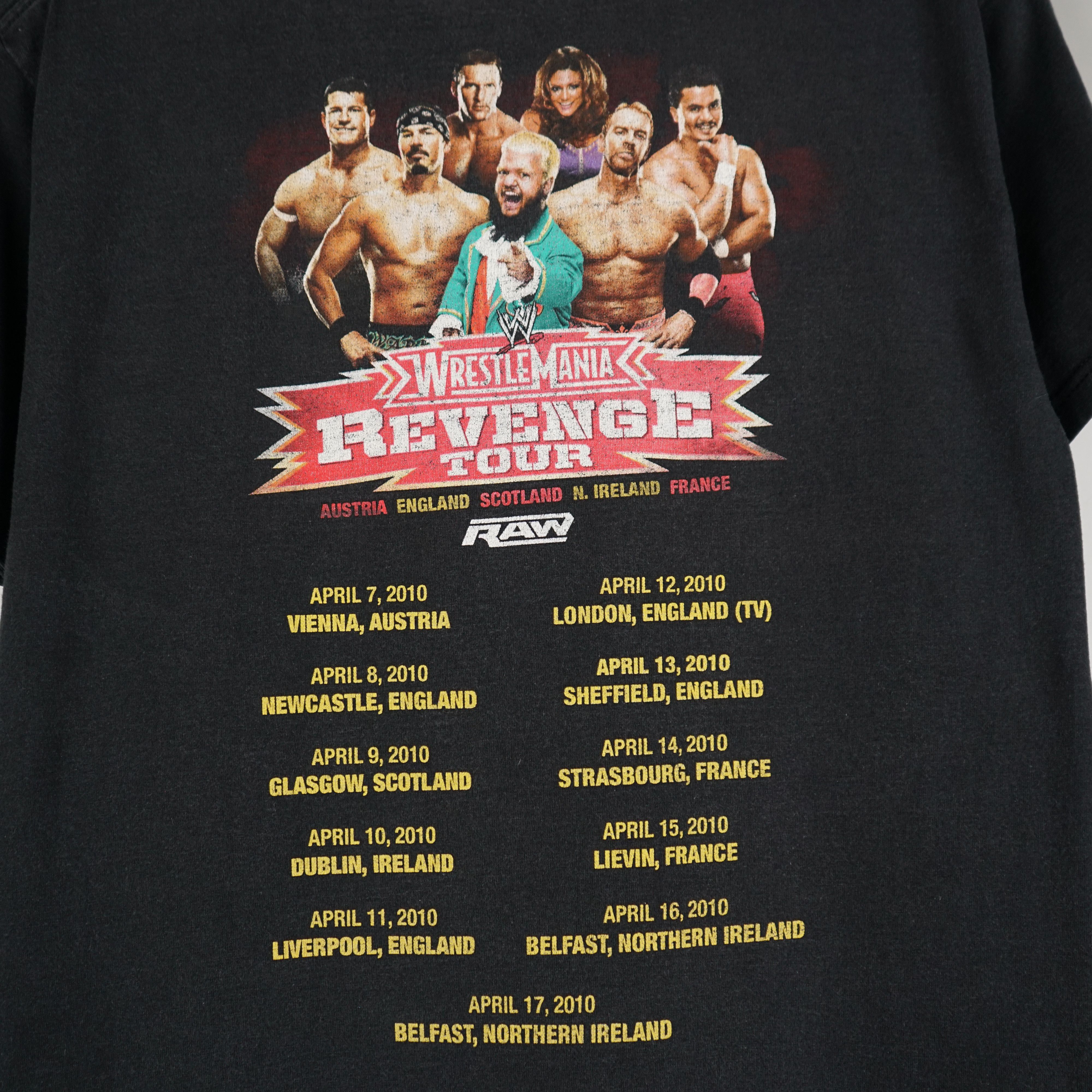 Vintage × WWE × WWF Vintage WWE RAW Revenge tour 2010 John Cena t shirt Size US L / EU 52-54 / 3 - 7 Thumbnail