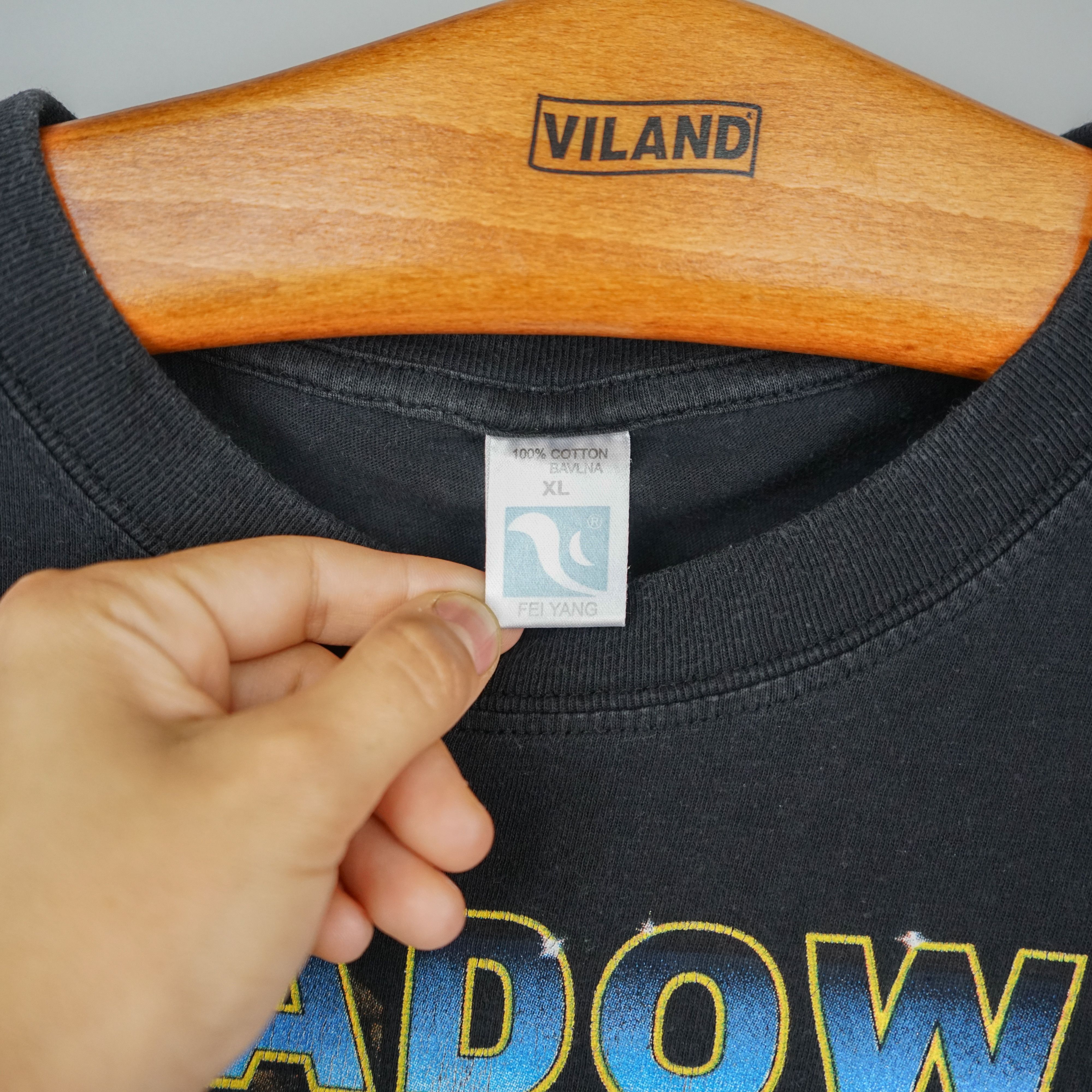 Harley Davidson × Vintage × West Coast Choppers Vintage Shadow Of The Wings t shirt 90s Size US L / EU 52-54 / 3 - 4 Thumbnail