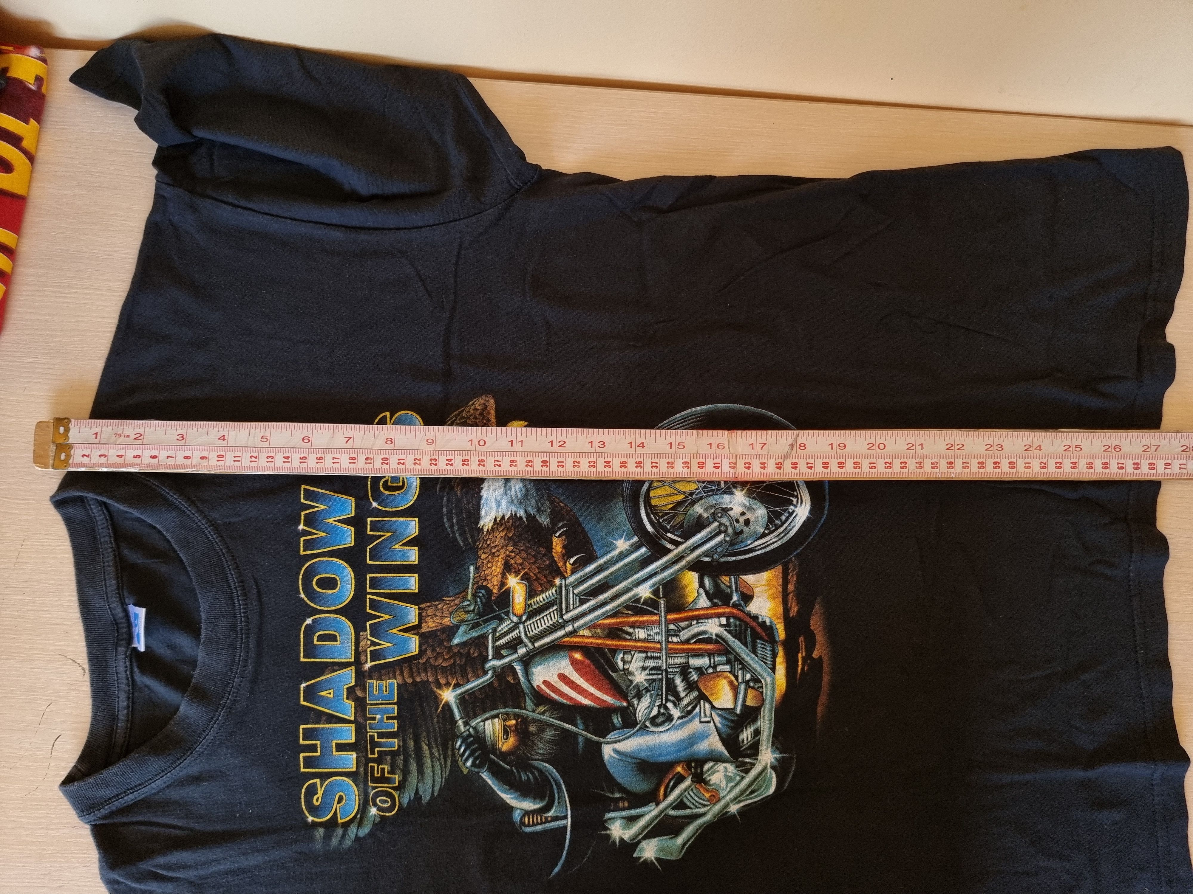 Harley Davidson × Vintage × West Coast Choppers Vintage Shadow Of The Wings t shirt 90s Size US L / EU 52-54 / 3 - 11 Thumbnail