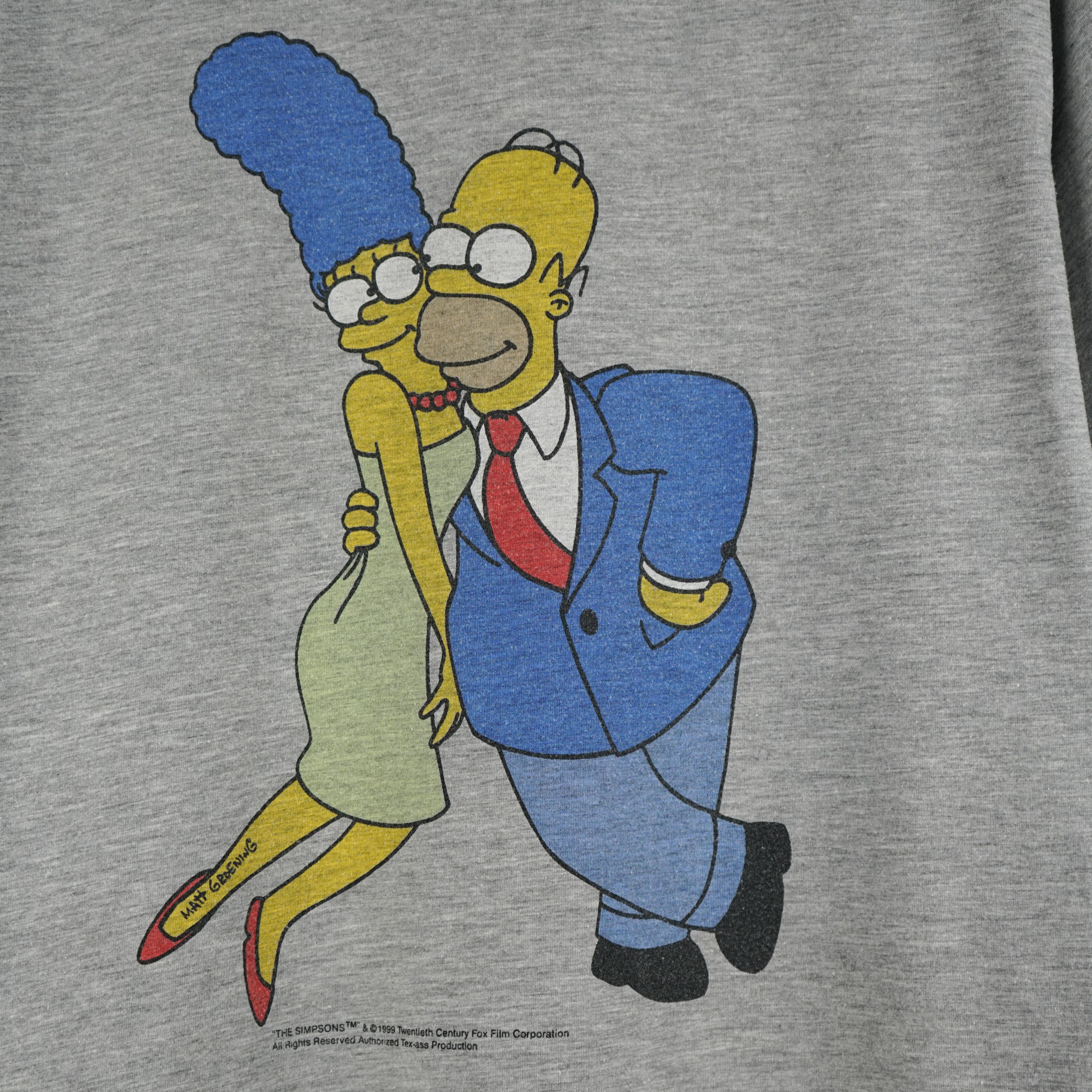 Cartoon Network × The Simpsons × Vintage 1999 Homer and Marge Simpson t-shirt Size US XXL / EU 58 / 5 - 2 Thumbnail