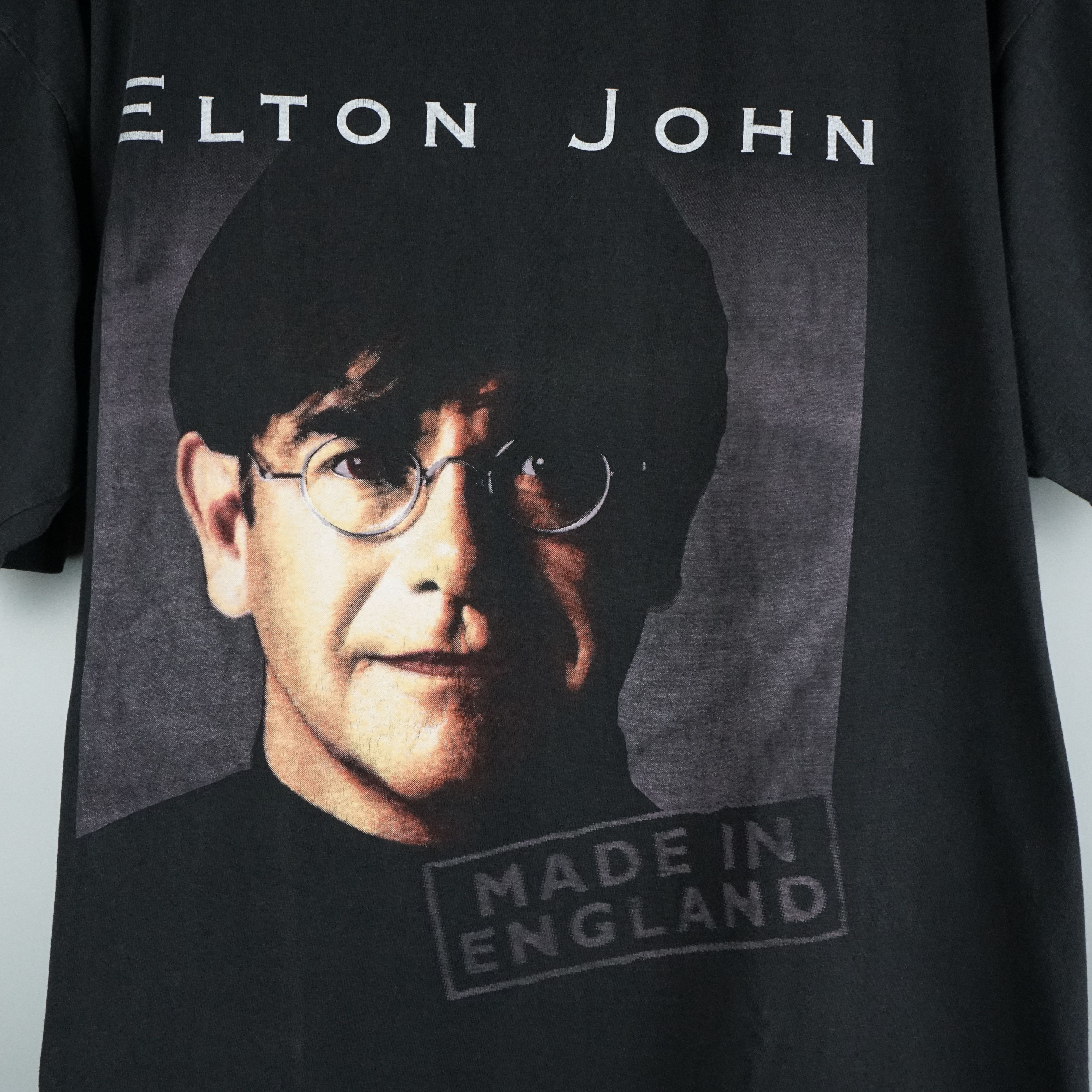 Band Tees × Vintage 1995 Elton John t-shirt Made In England Size US L / EU 52-54 / 3 - 2 Thumbnail