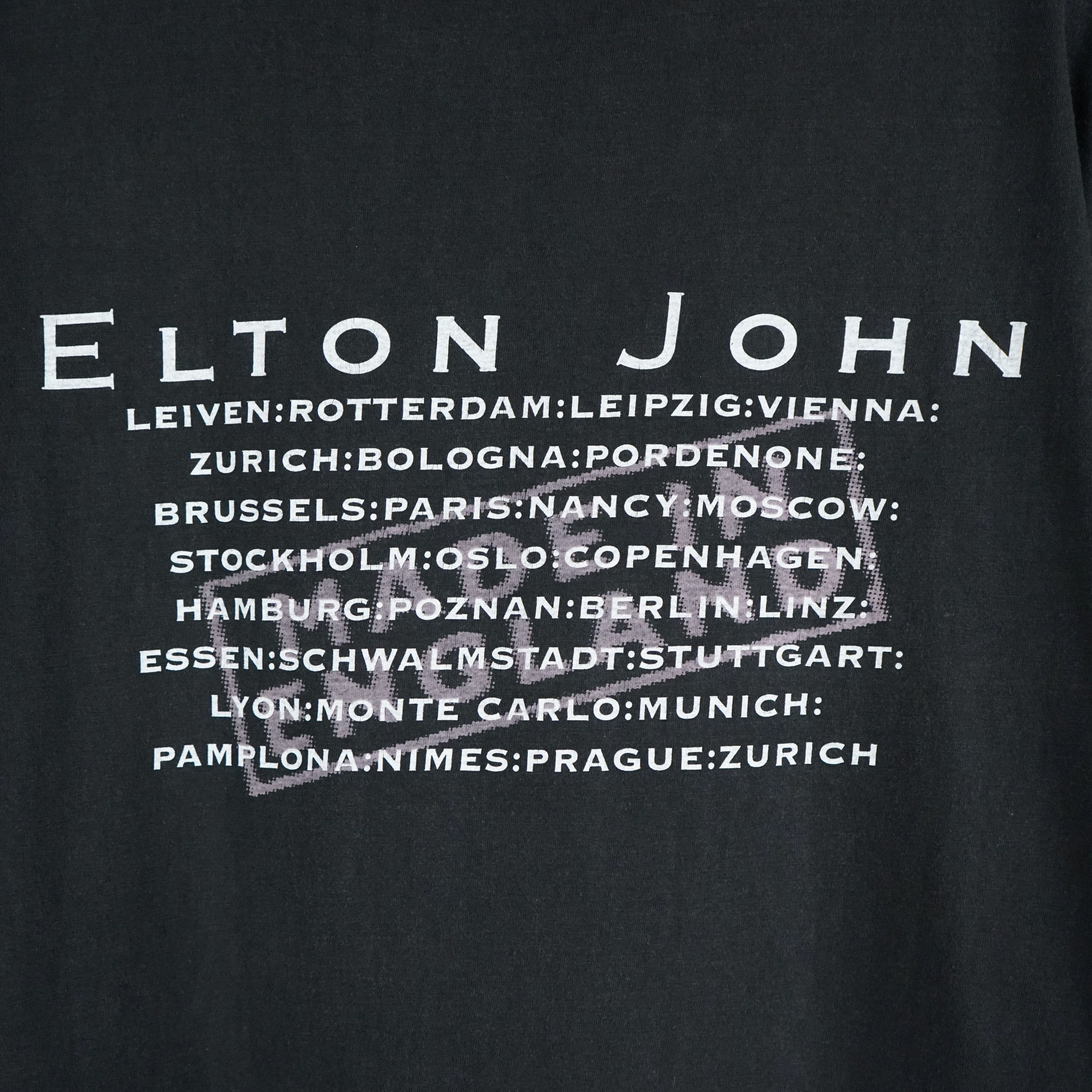 Band Tees × Vintage 1995 Elton John t-shirt Made In England Size US L / EU 52-54 / 3 - 7 Thumbnail