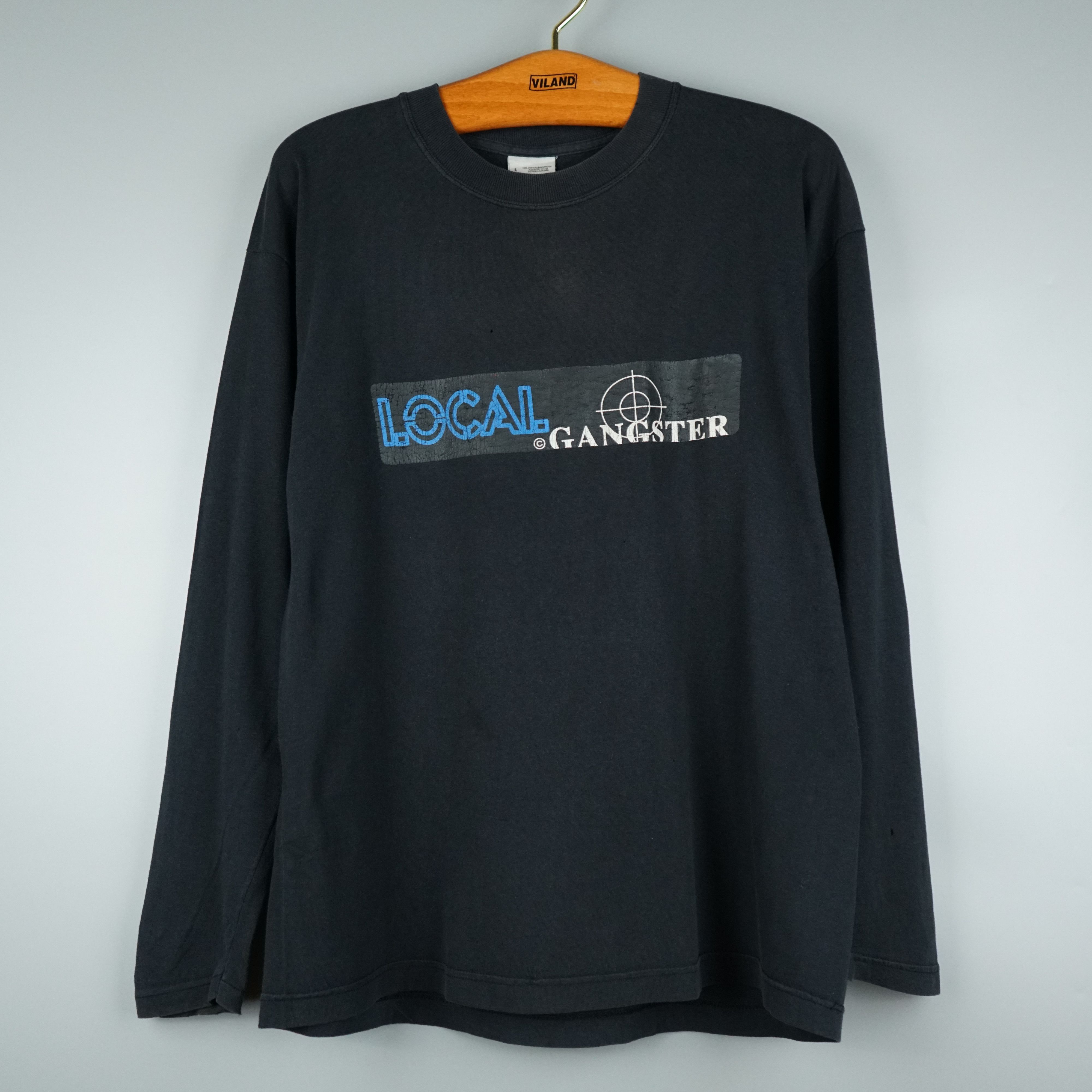 Vintage 1990s Local Gangster t shirt Size US L / EU 52-54 / 3 - 1 Thumbnail