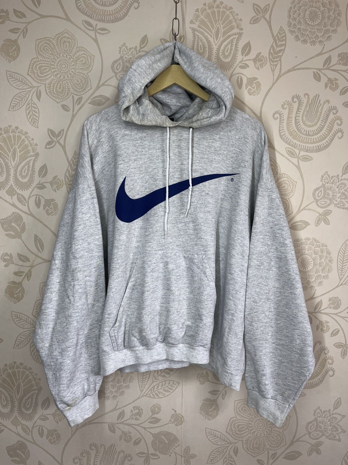 Vintage Big Swoosh Centre Logo Nike Vintage Hoodie Made In USA Size US L / EU 52-54 / 3 - 17 Thumbnail