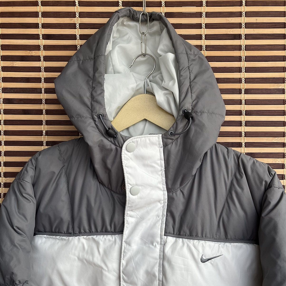 Nike Nike Puffer Down Hoodie Full Zipped And Buttons Size US M / EU 48-50 / 2 - 4 Thumbnail