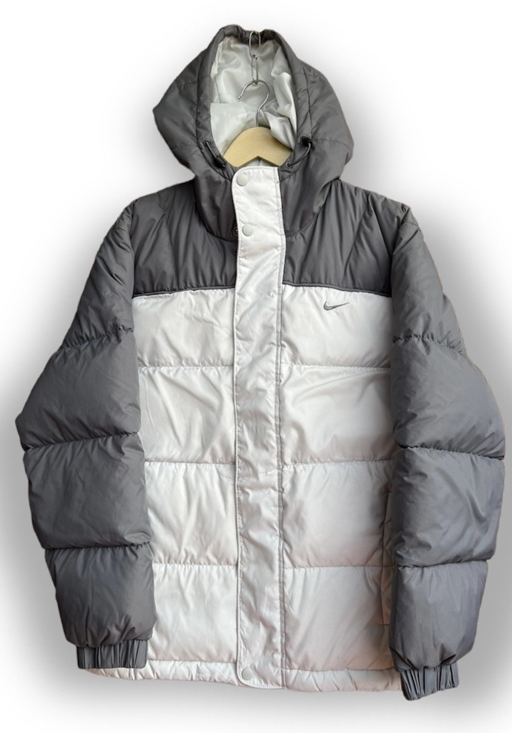 Nike Nike Puffer Down Hoodie Full Zipped And Buttons Size US M / EU 48-50 / 2 - 1 Thumbnail