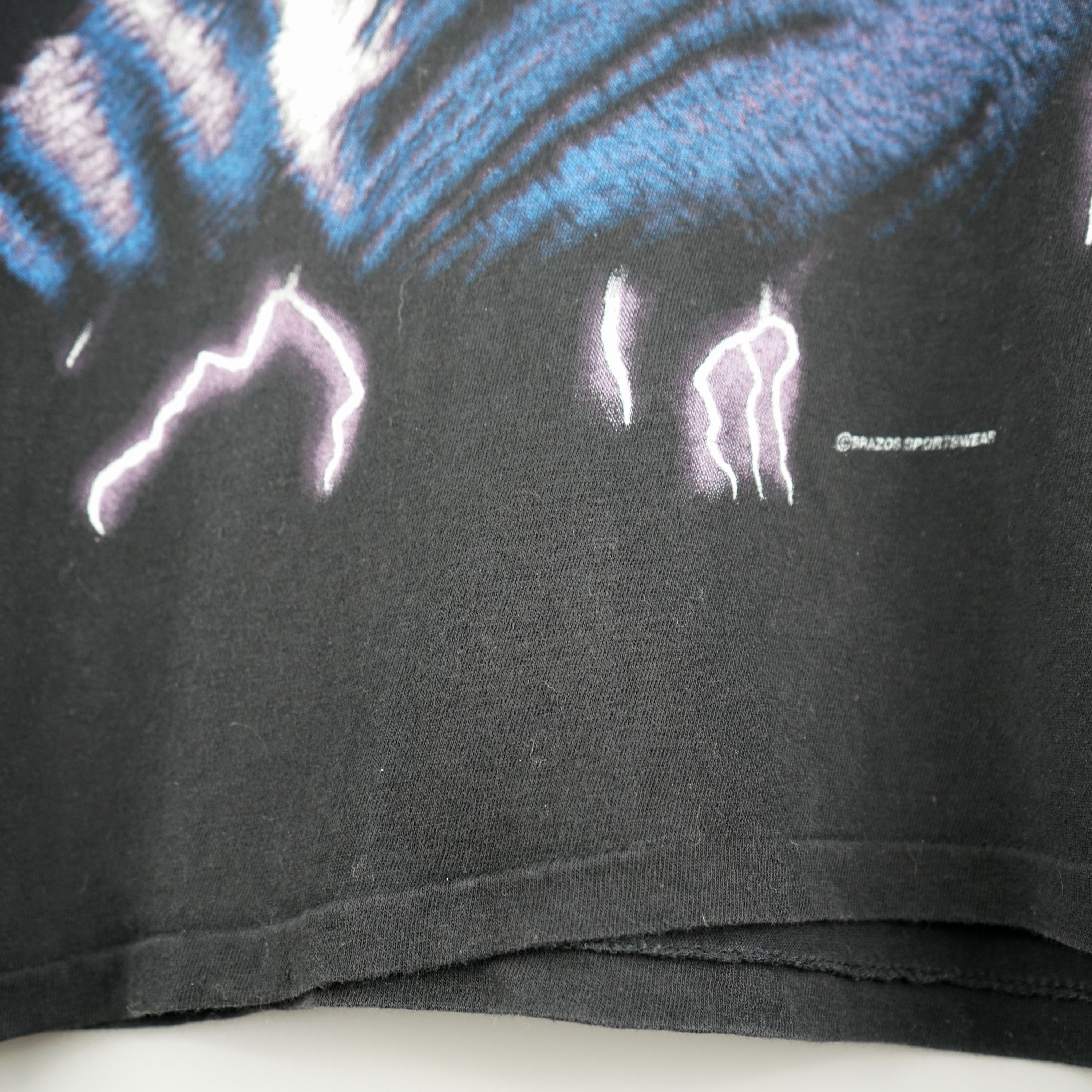 Harley Davidson × Vintage 1990s American Thunder Tiger t-shirt Size US XXL / EU 58 / 5 - 3 Thumbnail