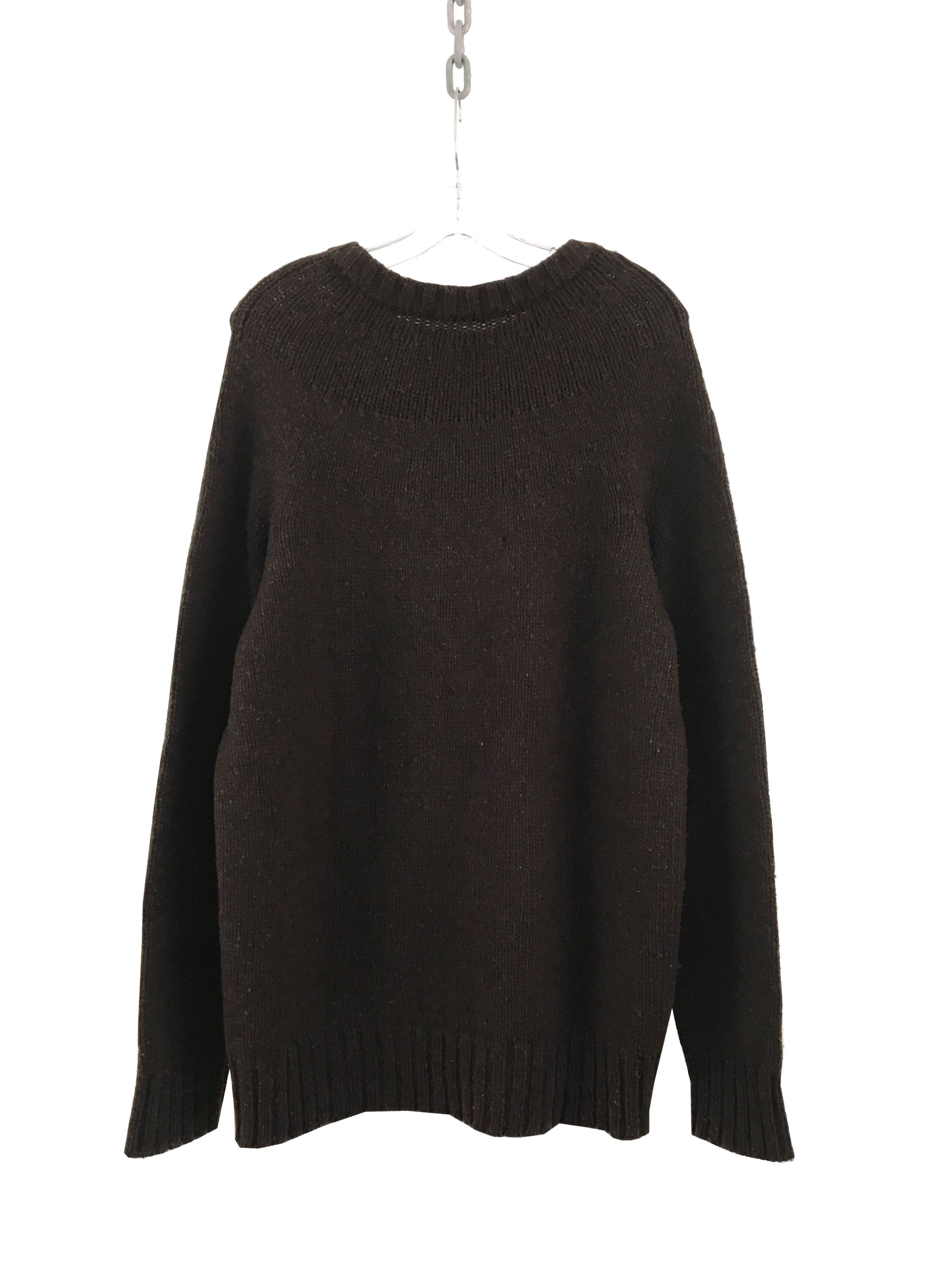 Number (N)ine AW02 Nowhere Man Wool Sweater Size US XL / EU 56 / 4 - 6 Thumbnail