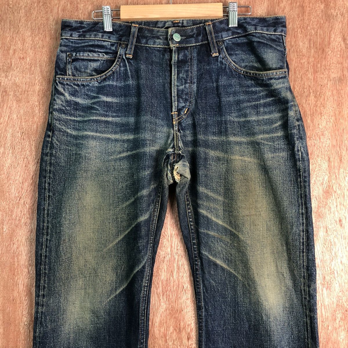 HOLLYWOOD RANCH MARKET DLL Hollywood Ranch Market HRM selvedge Denim Pants #c131 Size US 33 - 2 Thumbnail