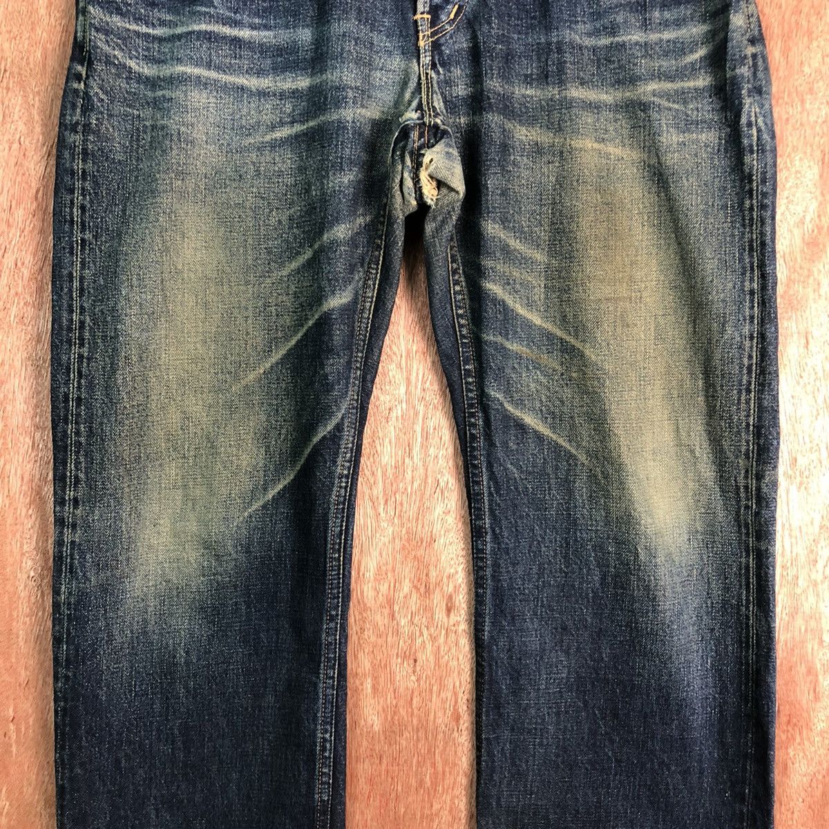 HOLLYWOOD RANCH MARKET DLL Hollywood Ranch Market HRM selvedge Denim Pants #c131 Size US 33 - 4 Thumbnail