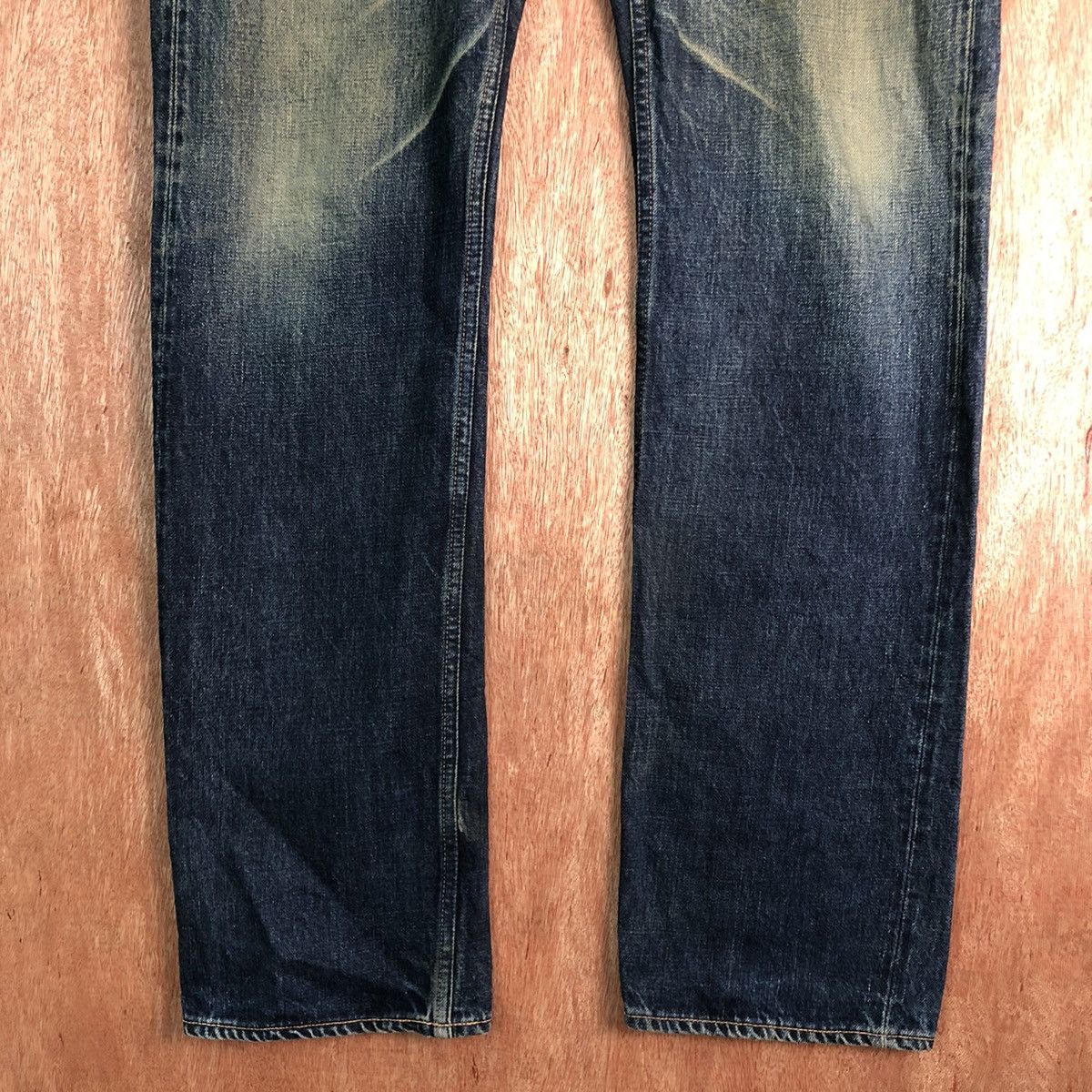 HOLLYWOOD RANCH MARKET DLL Hollywood Ranch Market HRM selvedge Denim Pants #c131 Size US 33 - 3 Thumbnail