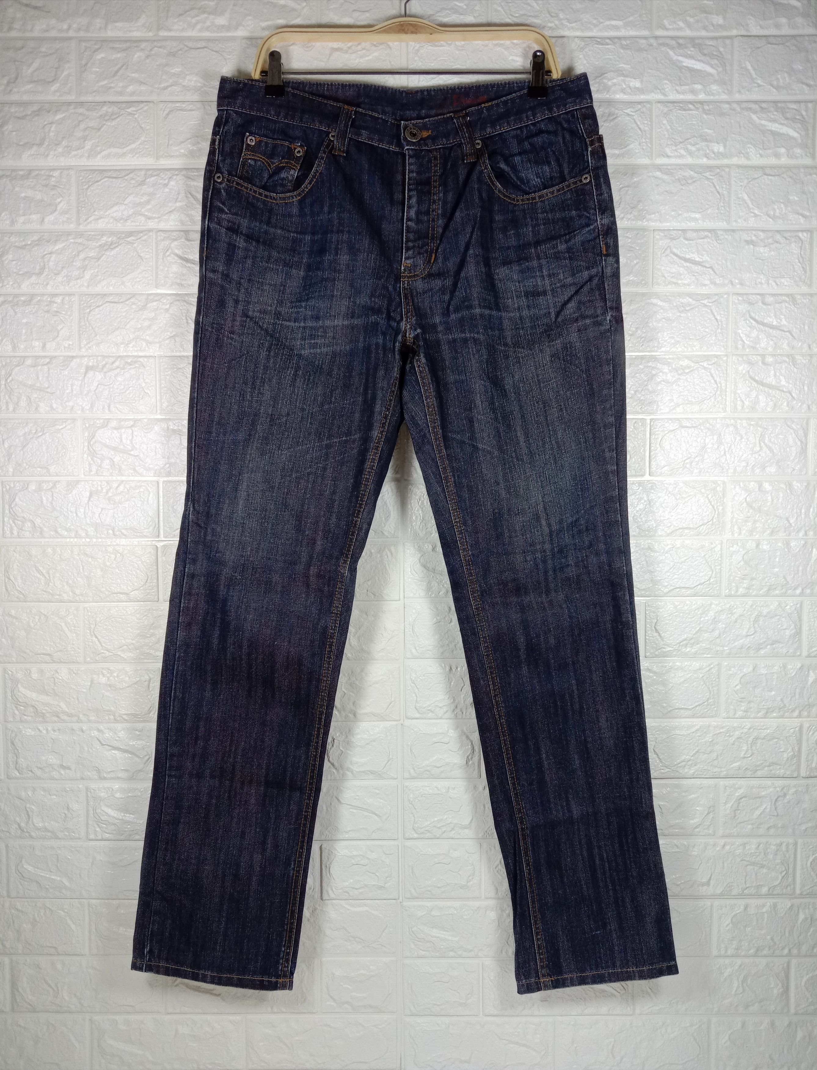 Japanese Brand Vintage Japanese Brand Indigo Blue Jean Holic Denim Size US 35 - 1 Thumbnail