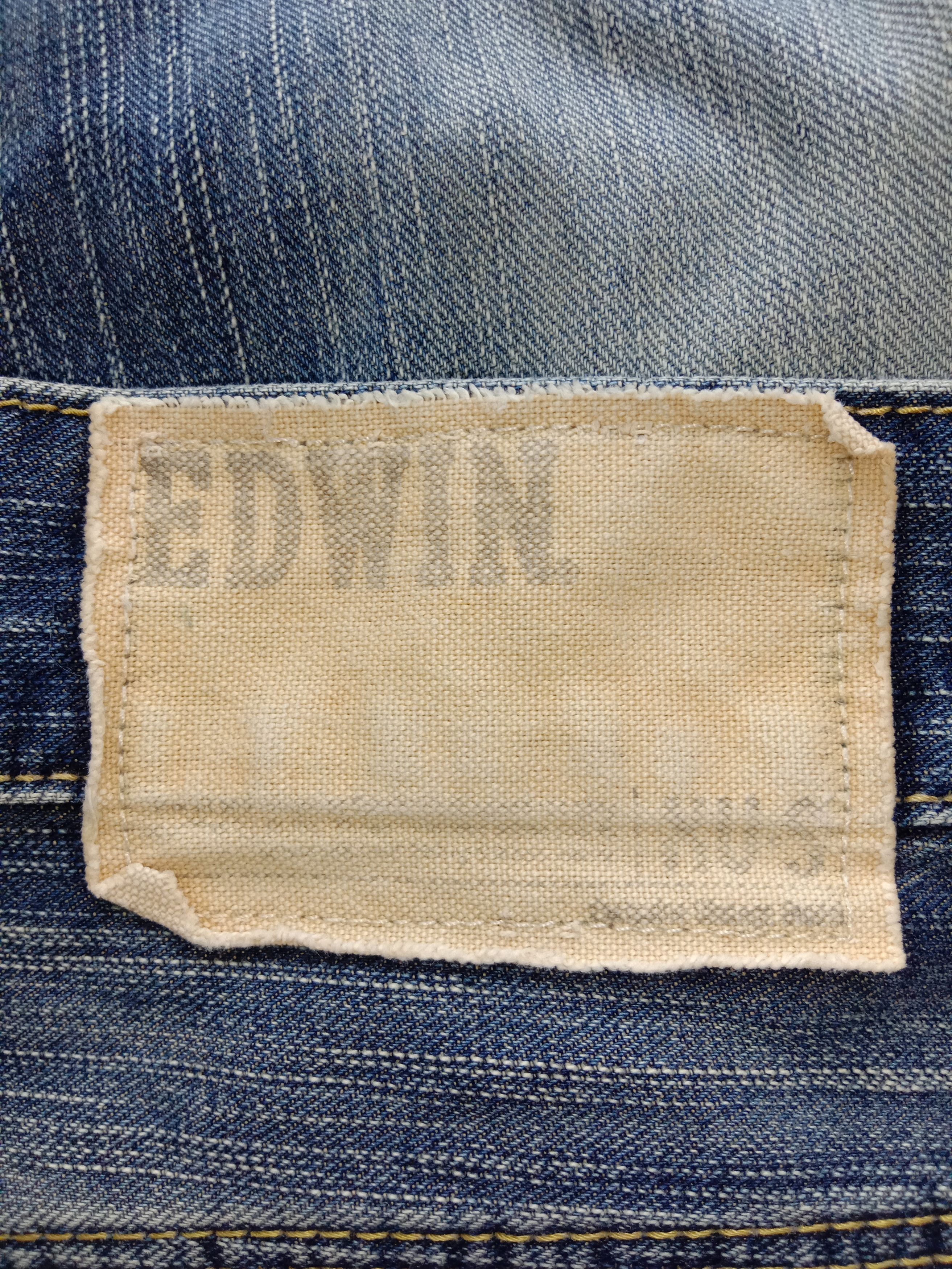 Edwin Vintage Edwin 404 XV-S Blue Wash Jeans Size US 34 / EU 50 - 12 Thumbnail