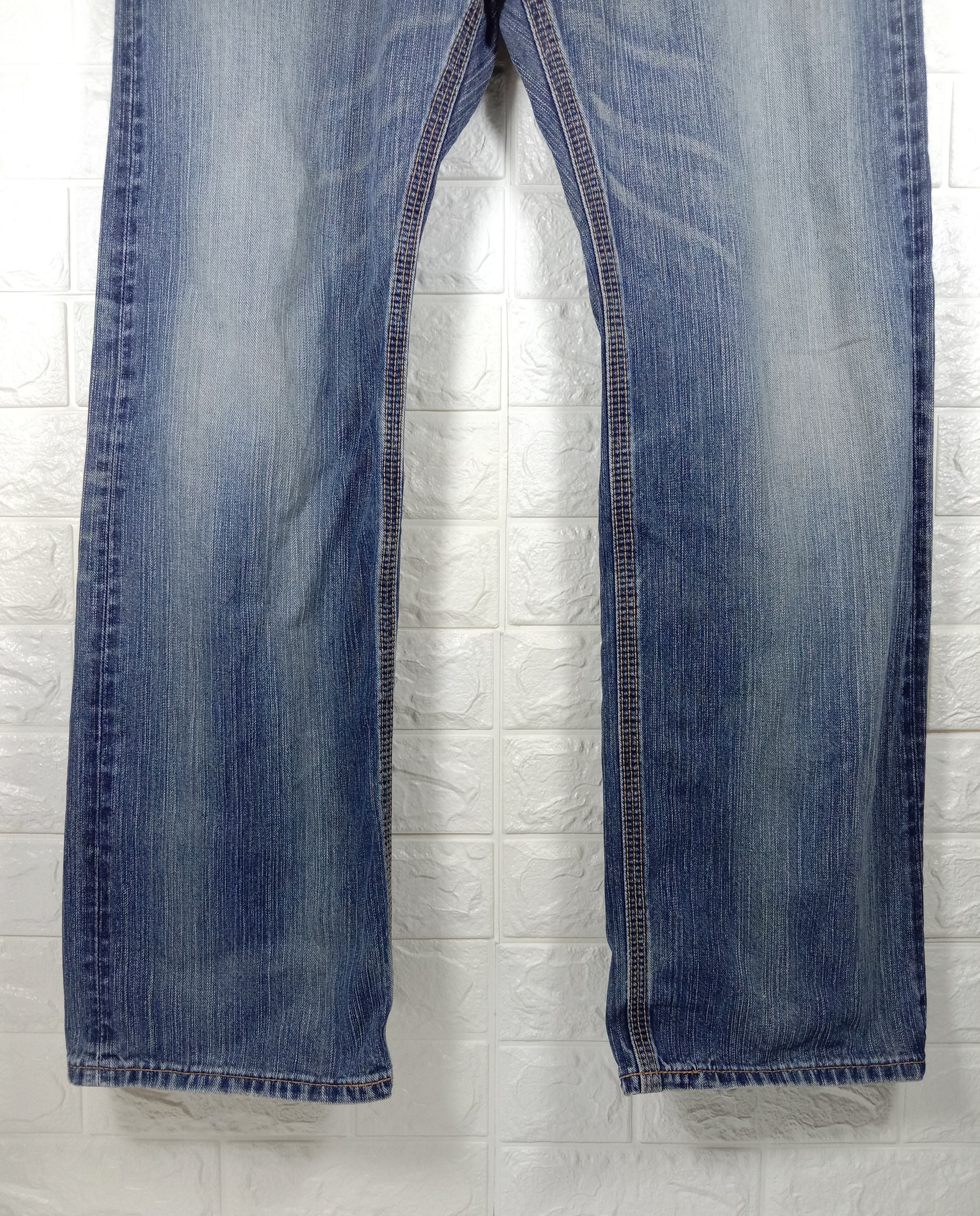 Edwin Vintage Edwin 404 XV-S Blue Wash Jeans Size US 34 / EU 50 - 6 Thumbnail