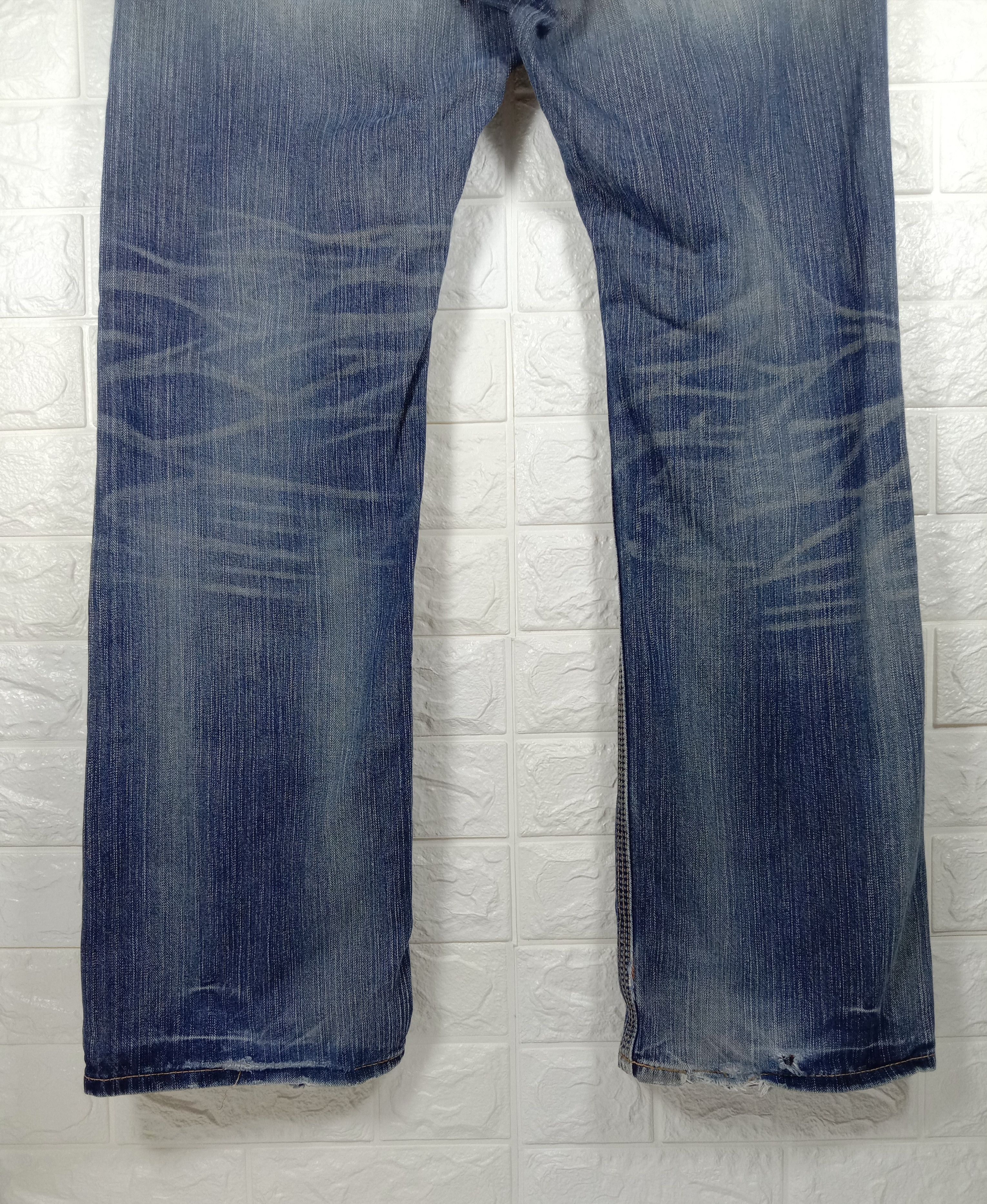 Edwin Vintage Edwin 404 XV-S Blue Wash Jeans Size US 34 / EU 50 - 3 Thumbnail