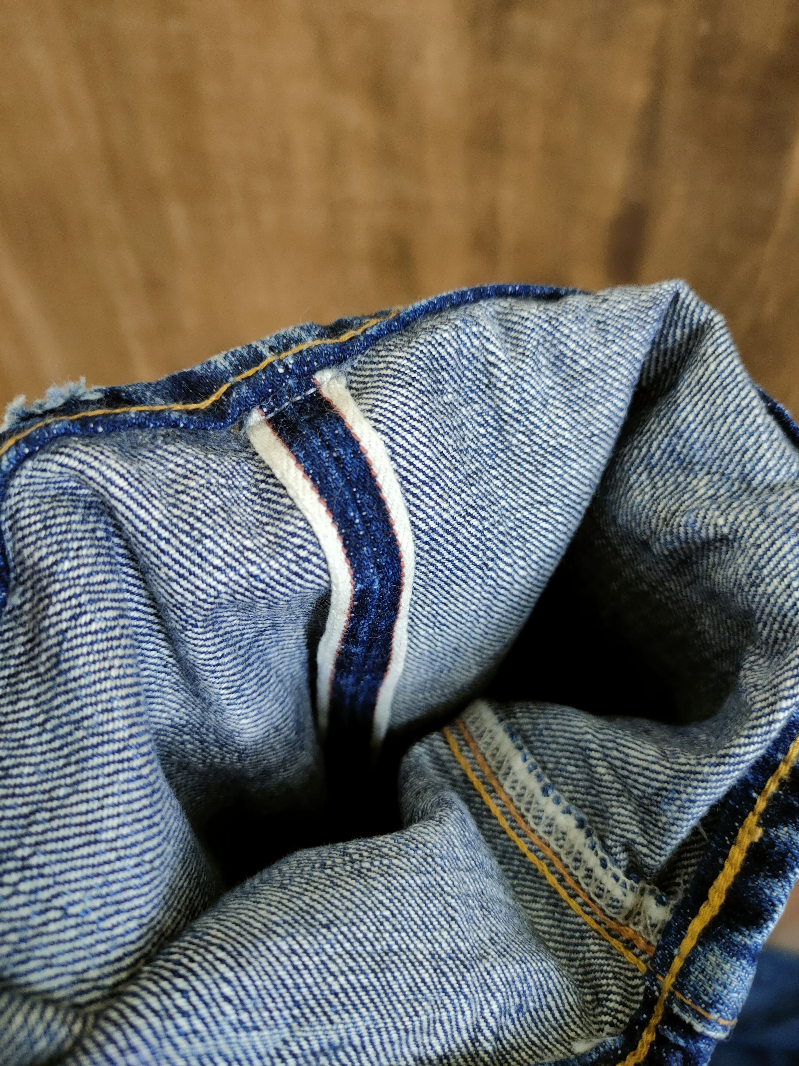 RRL Ralph Lauren RRL double R japan woven selvedge distressed denim #46-893DL Size US 34 / EU 50 - 16 Thumbnail
