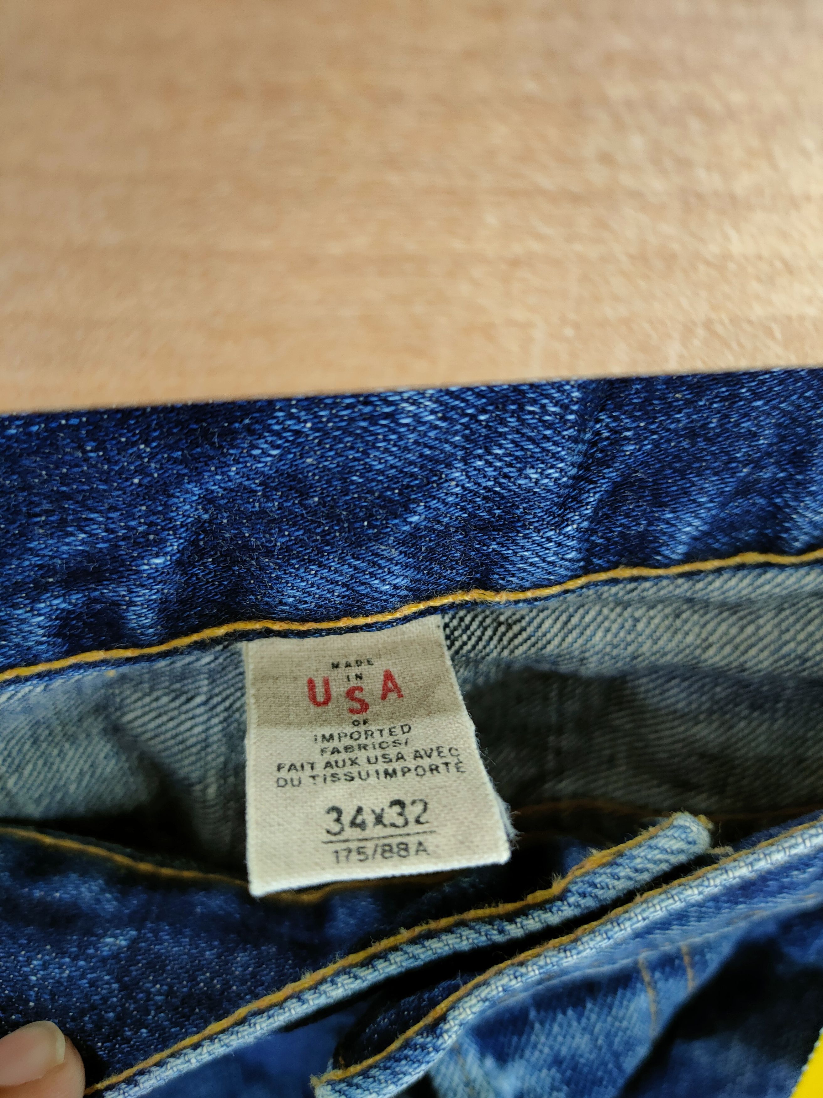 RRL Ralph Lauren RRL double R japan woven selvedge distressed denim #46-893DL Size US 34 / EU 50 - 6 Thumbnail