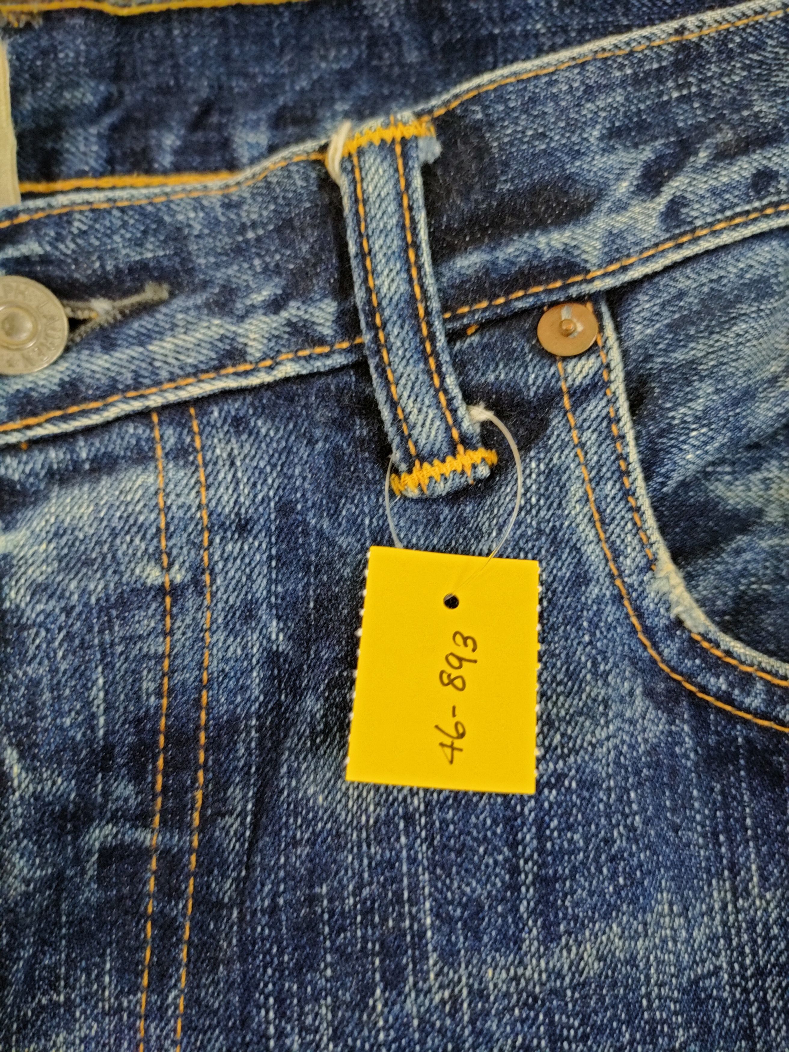 RRL Ralph Lauren RRL double R japan woven selvedge distressed denim #46-893DL Size US 34 / EU 50 - 4 Thumbnail