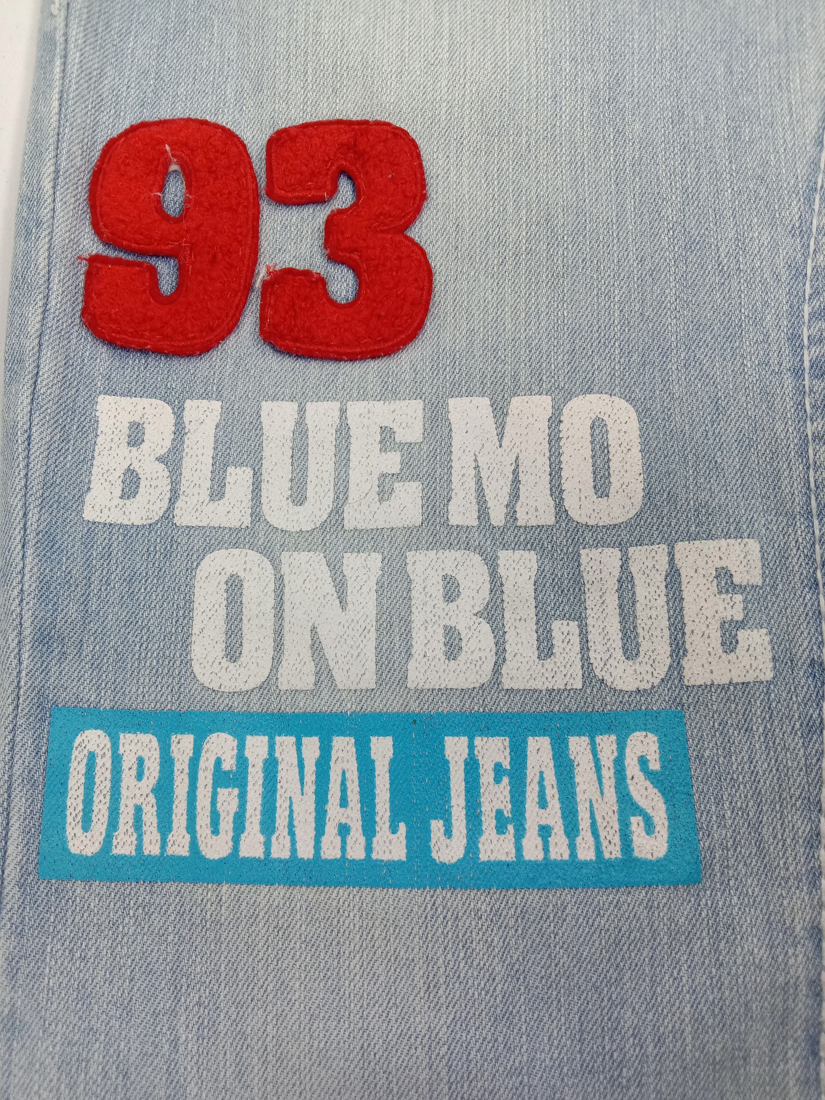 Japanese Brand Vintage Japanese Blue Moon Blue Surf Style Patched Jeans Size 30" / US 8 / IT 44 - 11 Thumbnail