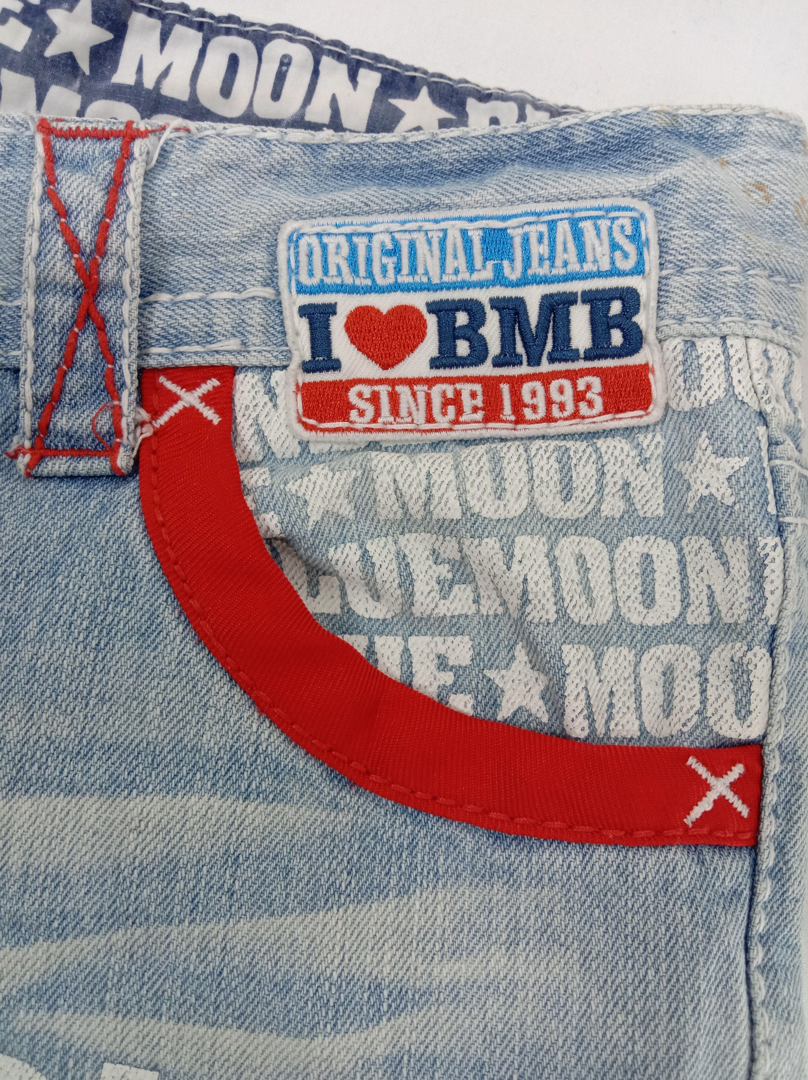 Japanese Brand Vintage Japanese Blue Moon Blue Surf Style Patched Jeans Size 30" / US 8 / IT 44 - 13 Thumbnail