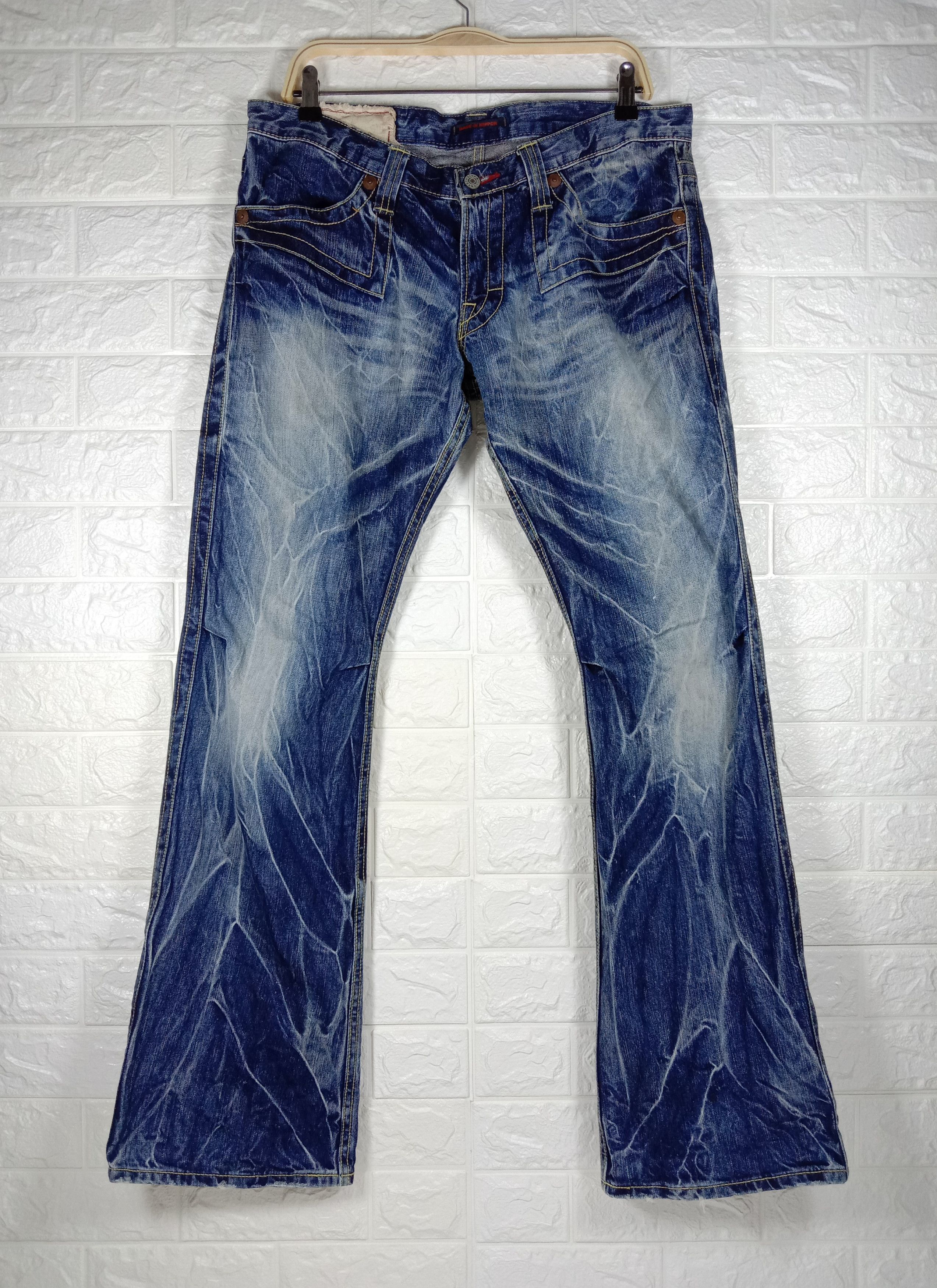 If Six Was Nine × Japanese Brand × KMRii Kronik duds bell bottom